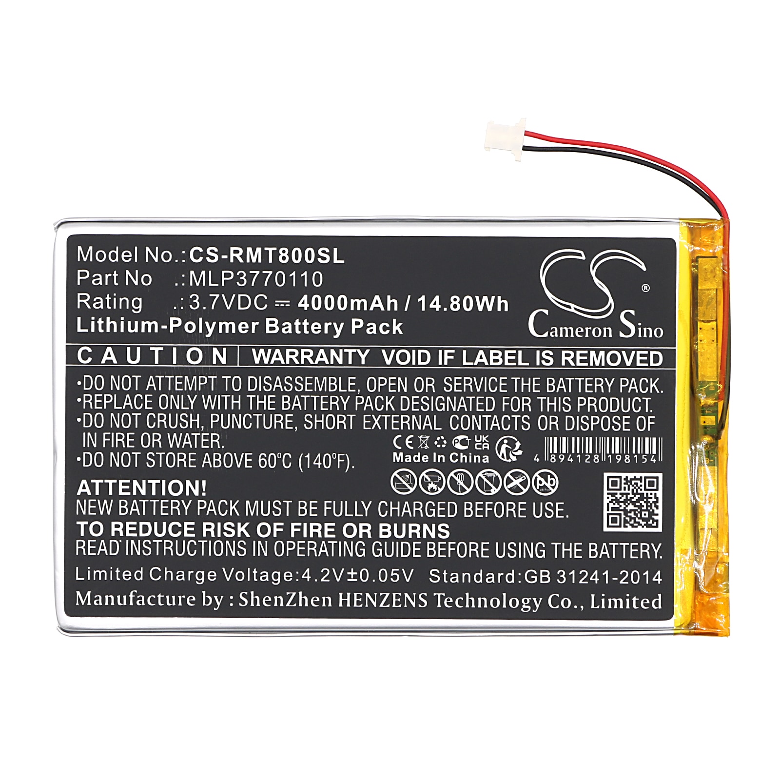 Batteri till Navigator, GPS för RAND McNally TND-T80B, TND-T80A