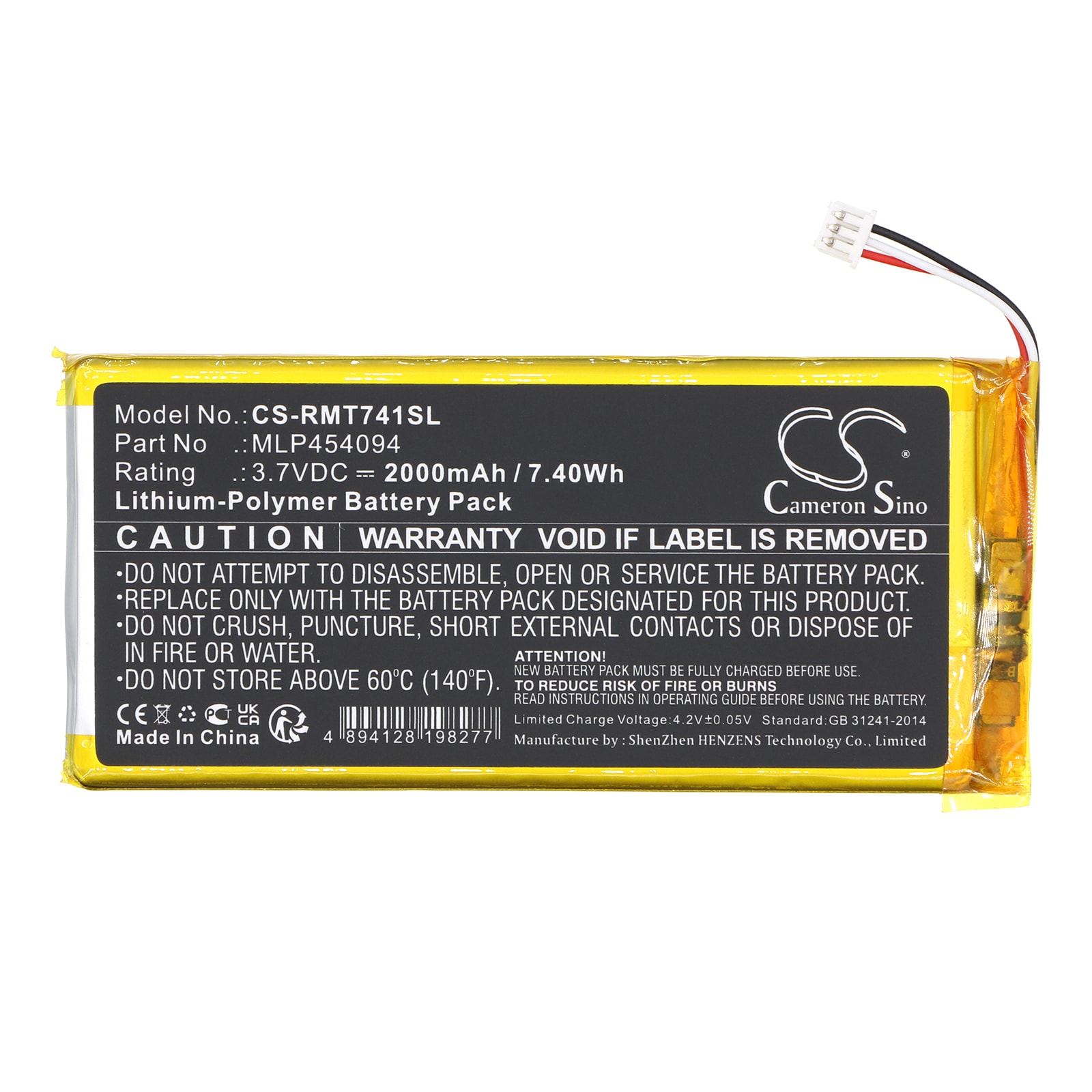 Batteri till Navigator, GPS för RAND MCNALLY TND-740C