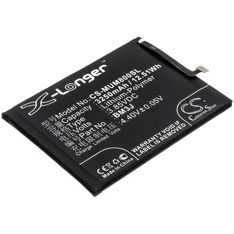 Batteri till SmartPhone, Mobil för Xiaomi Mi 8 Youth, Mi 8 Youth Standard Edition m.fl.