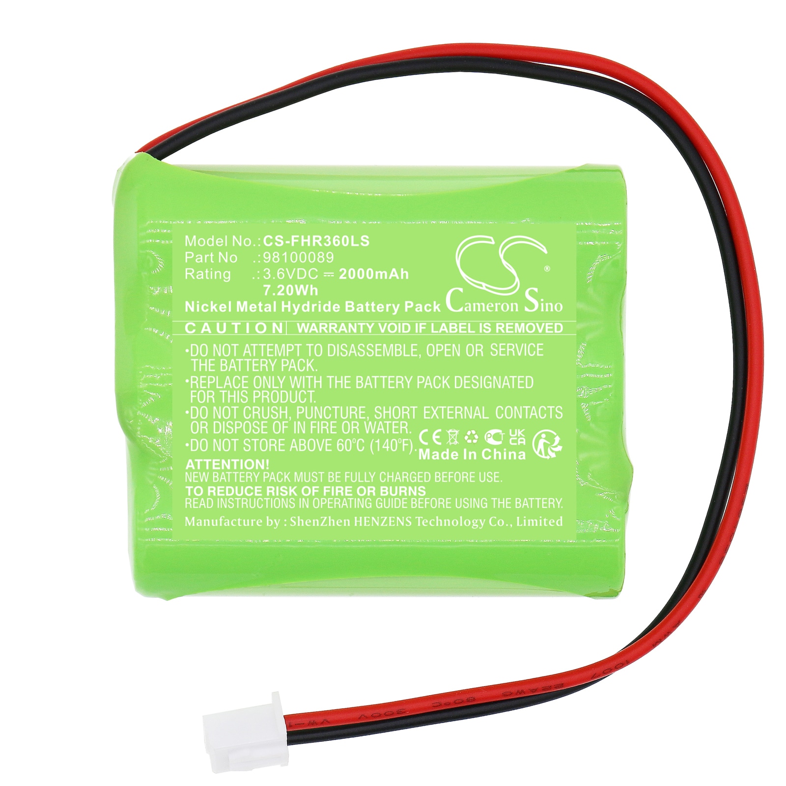 Batteri till Nödbelysning för Fischer AP-0360-0100-AA-NC-01