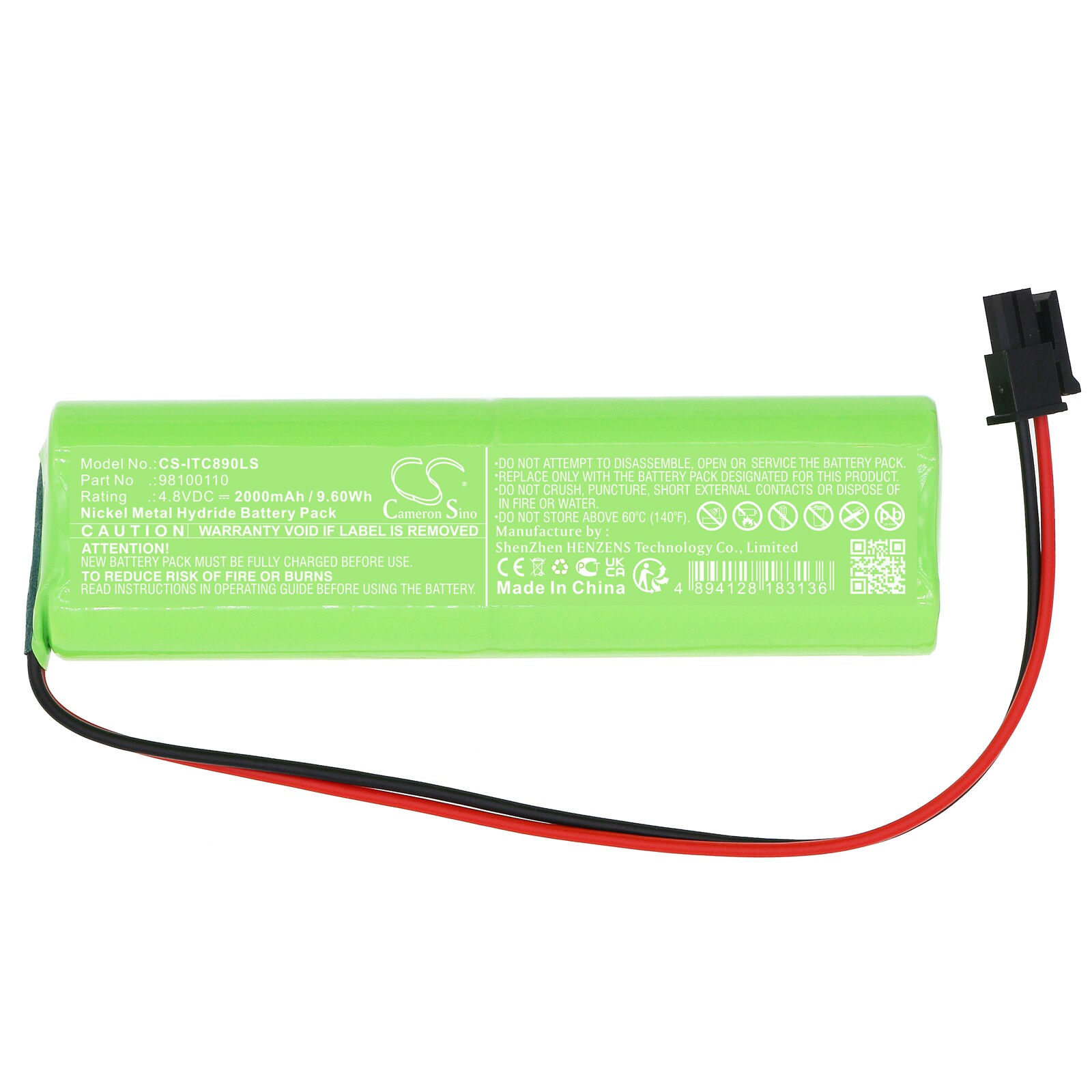 Batteri till Nödbelysning för Inotec 890021