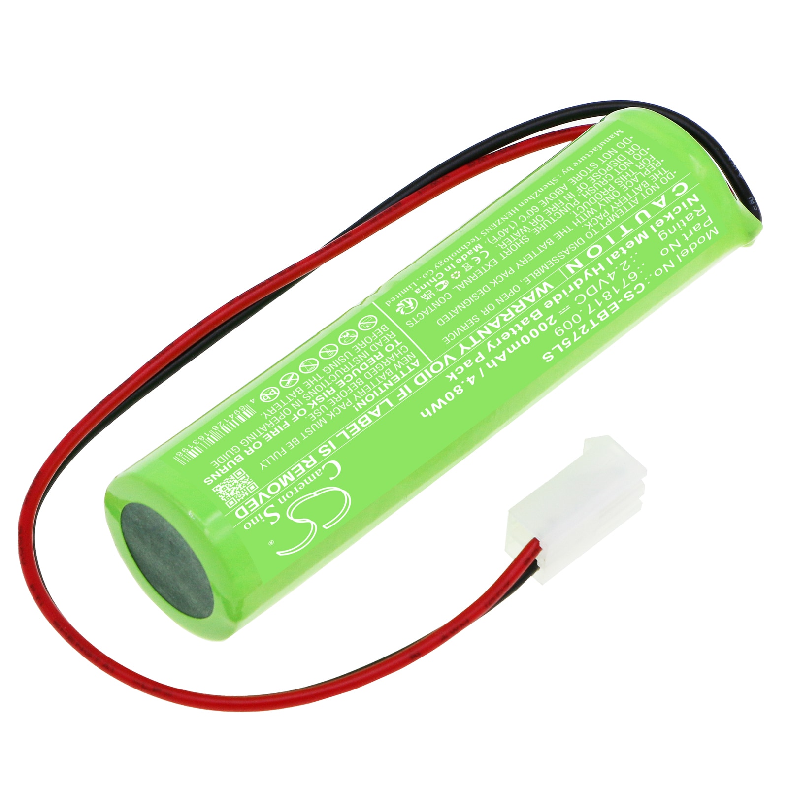 Batteri till Nödbelysning för ELUBAT swiss 275 602, KRMT 23/43