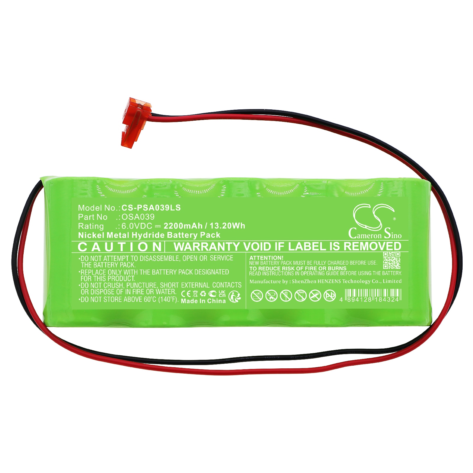 Batteri till Nödbelysning för PowerSonic A13146-10