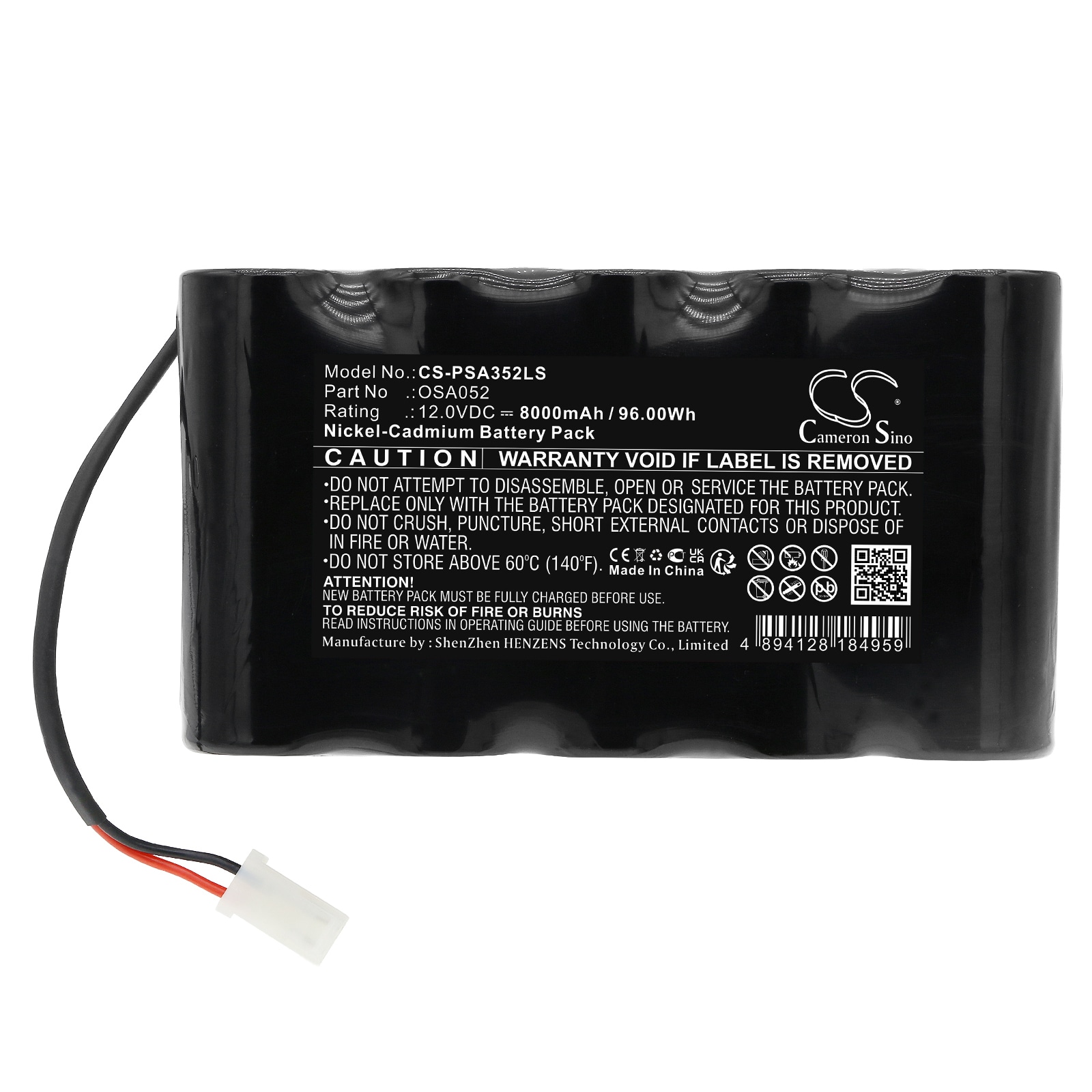 Batteri till Nödbelysning för PowerSonic A35241
