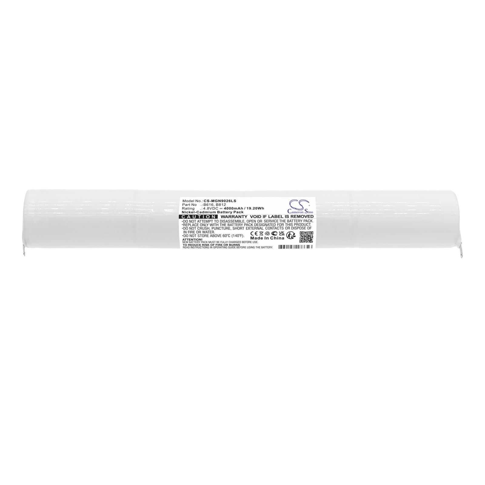 Batteri till Nödbelysning för MACKWELL B616, B812