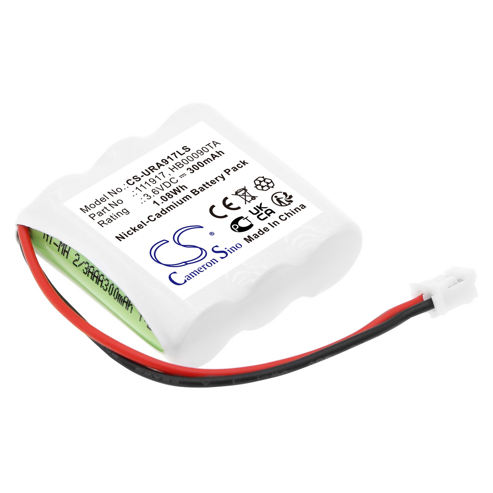 Batteri till Nödbelysning för URA 140130, 140131