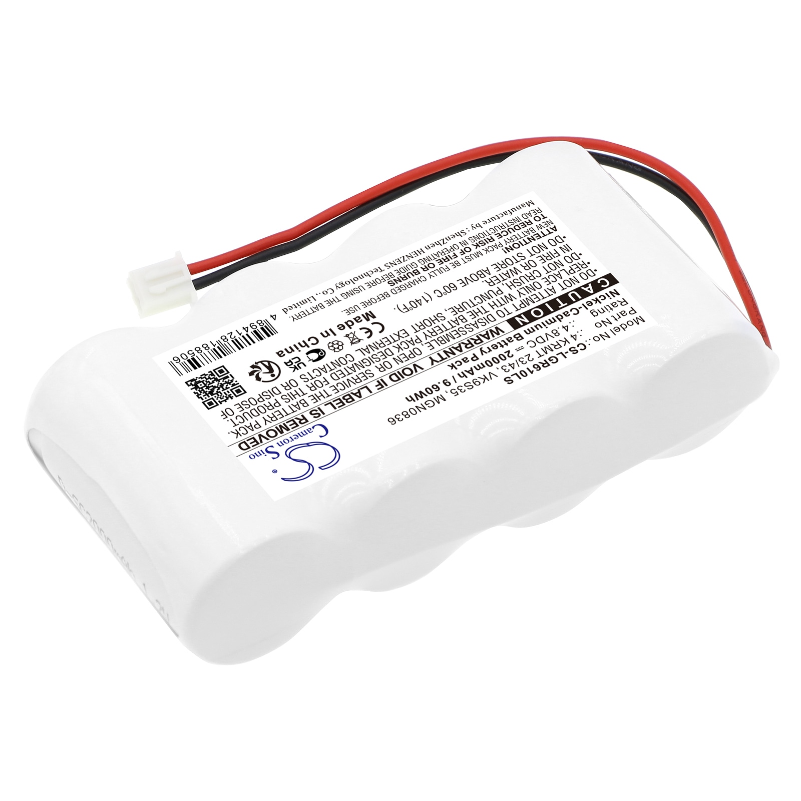 Batteri till Nödbelysning för Legrand 61091, NGN0725, SEA39782