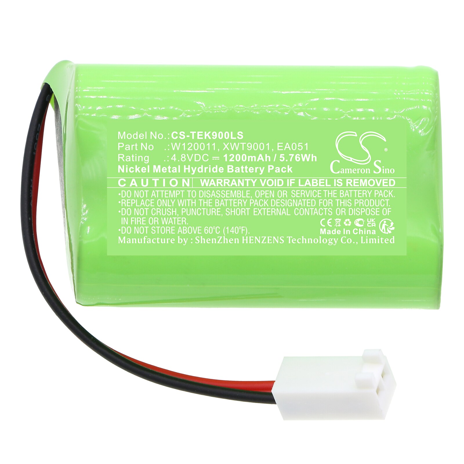 Batteri till Nödbelysning för Teknoware ESC 90 Emergency Exit Light, XWT9001/EA051