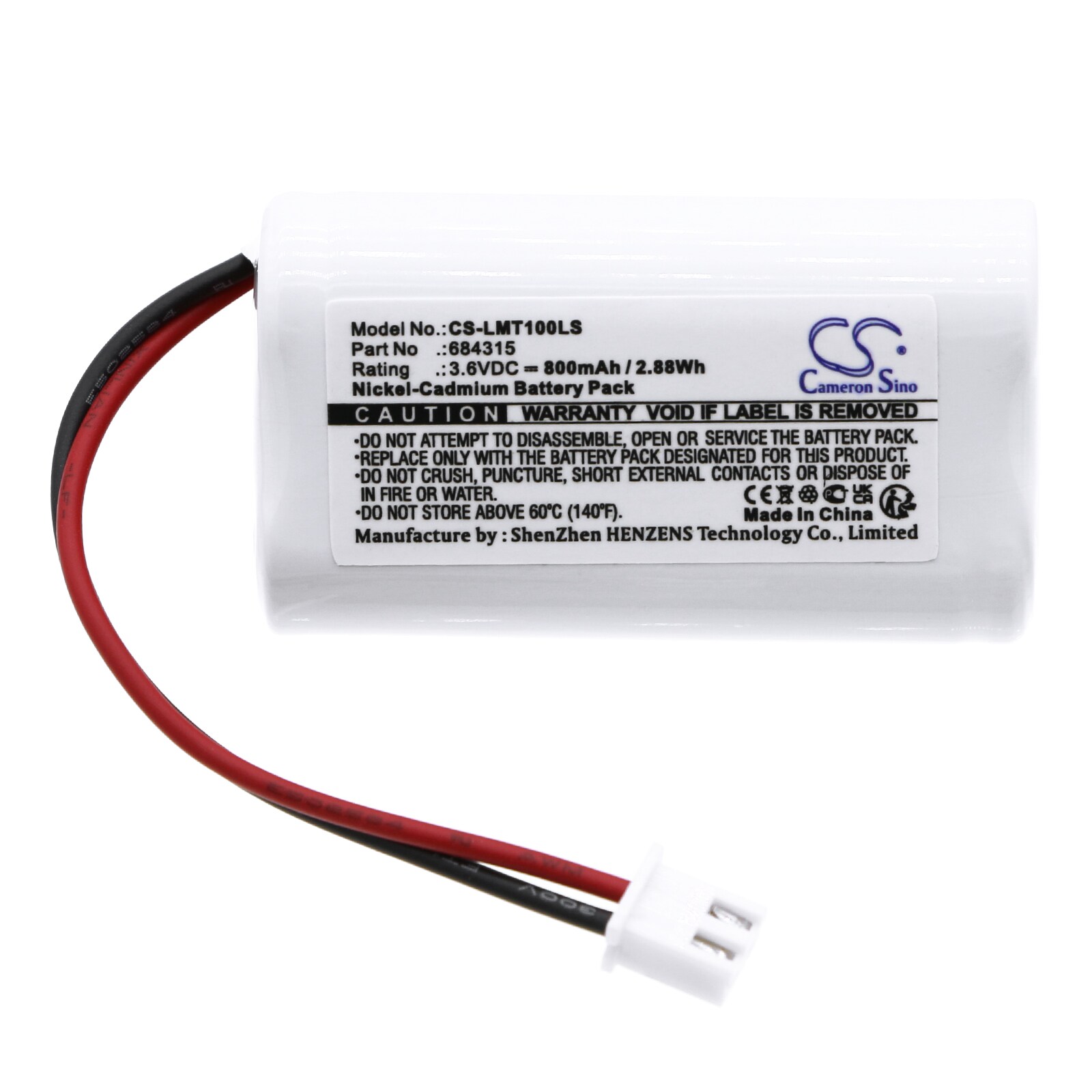 Batteri till Nödbelysning för Lumenxl OTG-HH-1, OTG-FF-6, OTG-VV-5