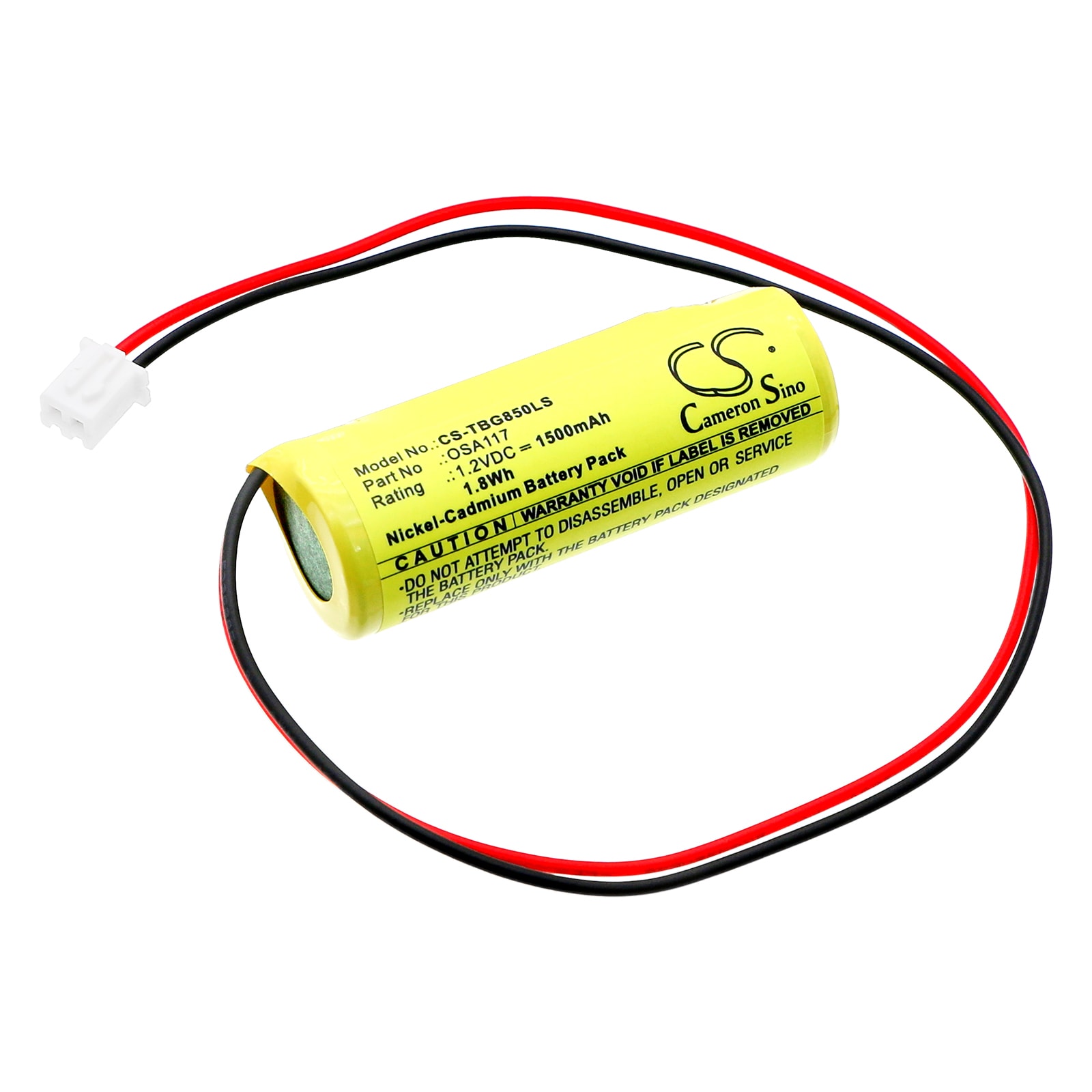 Batteri till Nödbelysning för T&B 12745, NIC1056, 012745