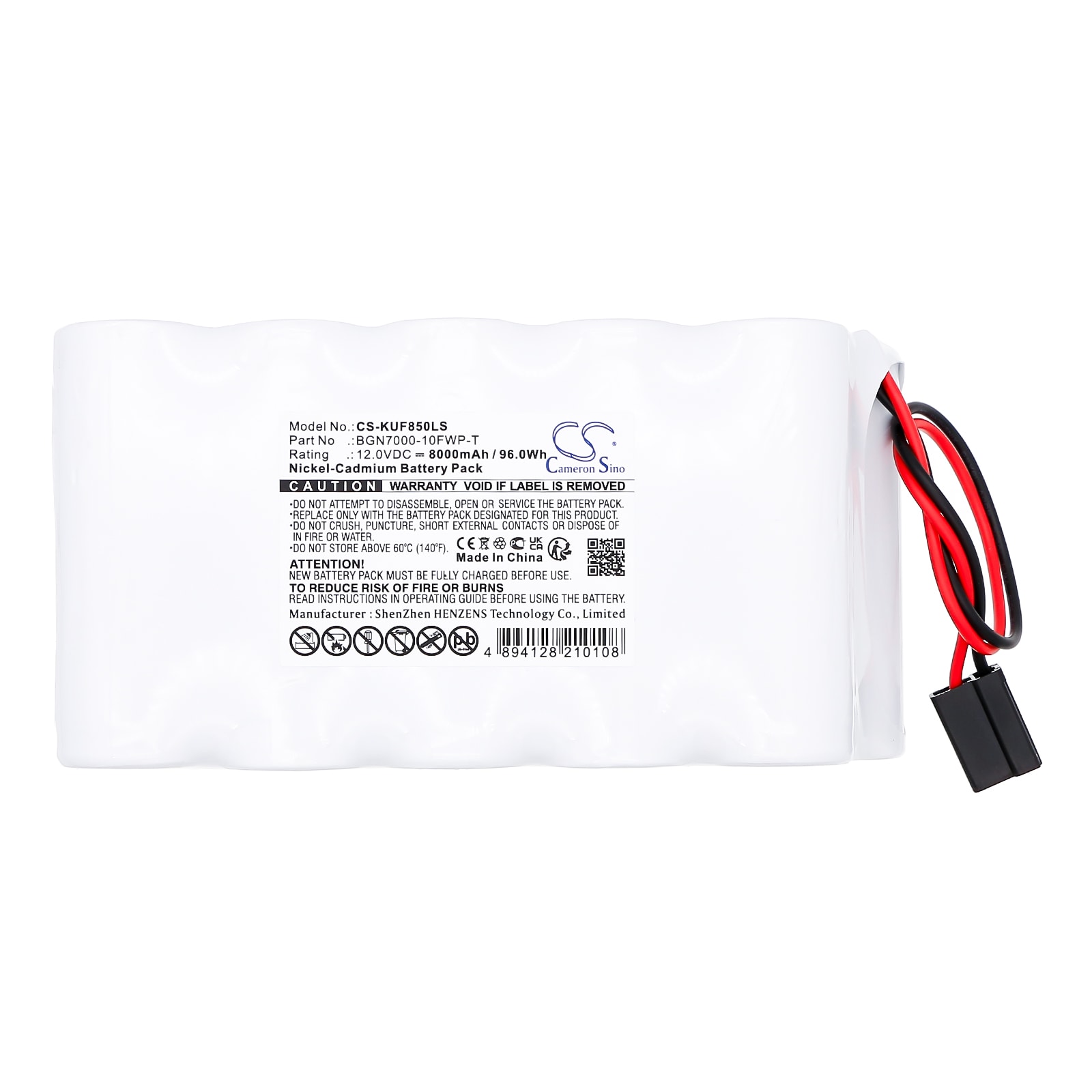 Batteri till Nödbelysning för Kaufel 850.0011, 850-0011