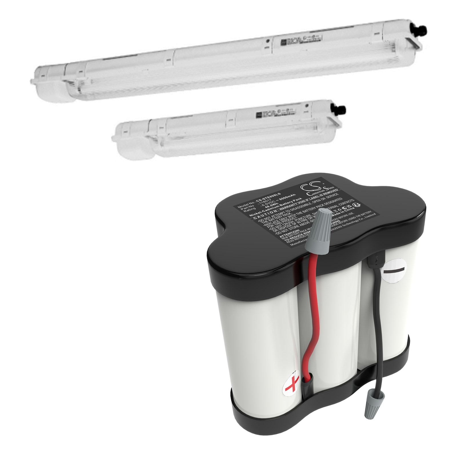 Batteri till Nödbelysning för Stahl ECOLUX 6608/5