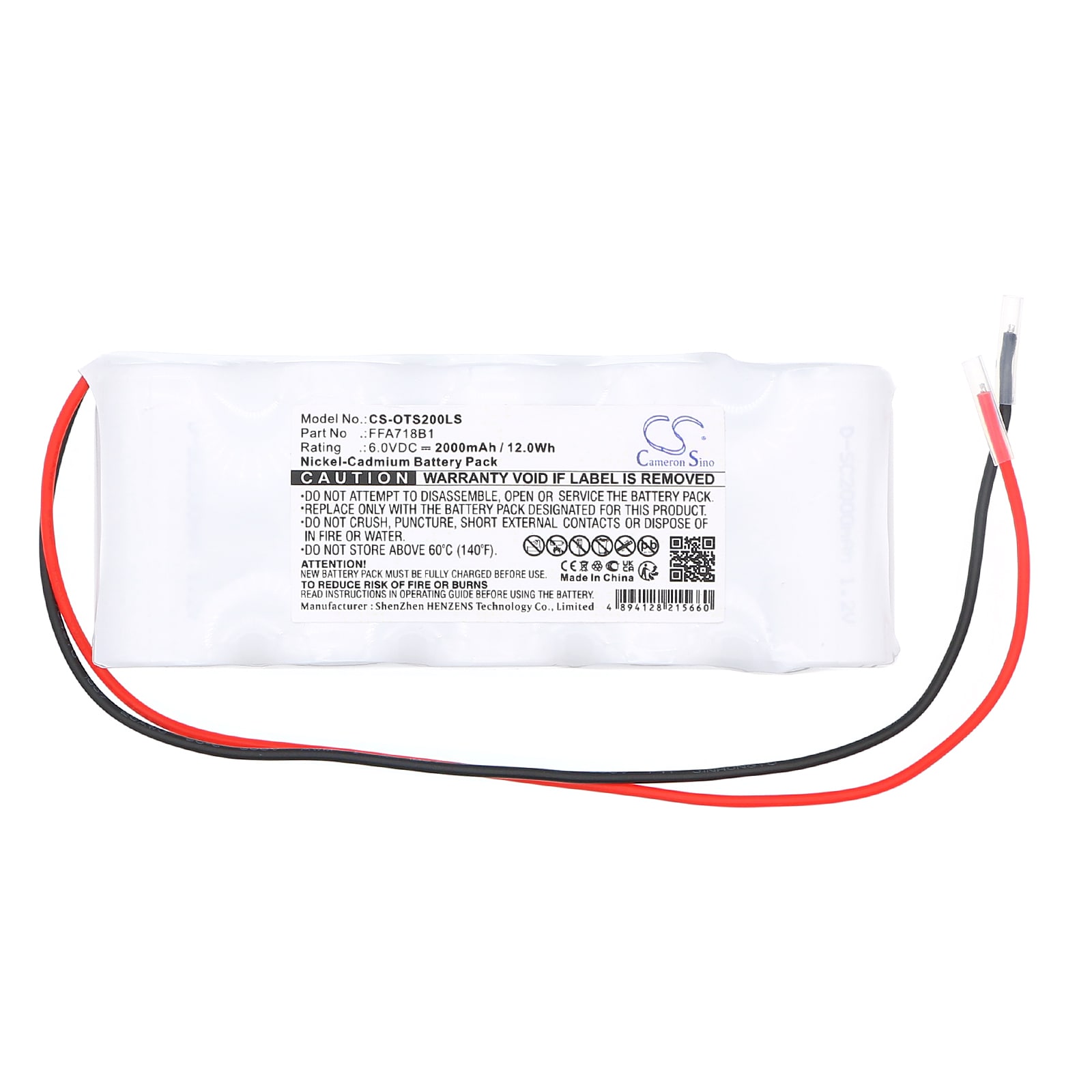 Batteri till Nödbelysning för OTIS 2000, Emergency power supply ECU 2