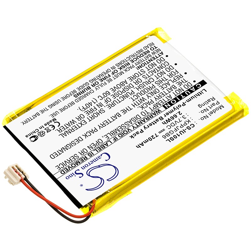 Batteri till Mediaspelare för iRiver U10, U10CT, Clix 2GB m.fl.