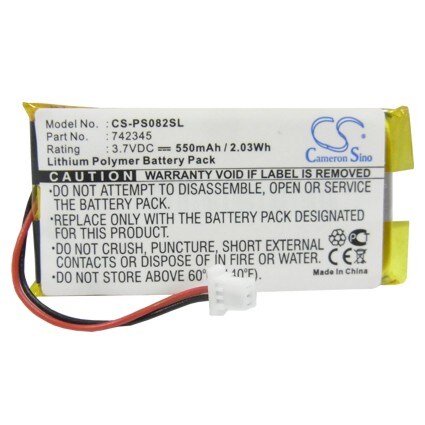 Batteri till Mediaspelare för Philips GoGear HDD082/17 2GB