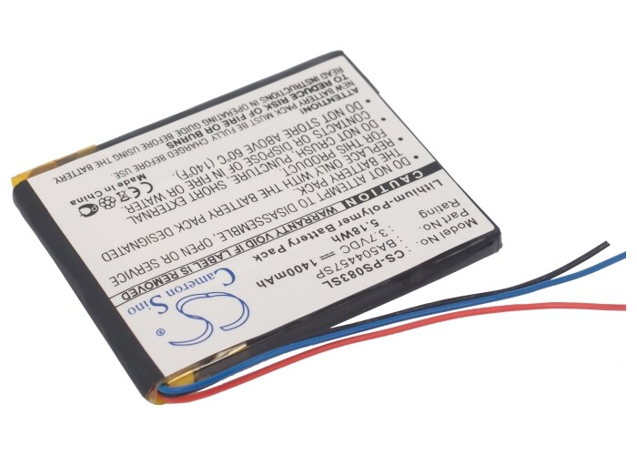 Batteri till Mediaspelare för Philips GoGear Muse, SA2MUS16S/02, SA3MUS08S/37