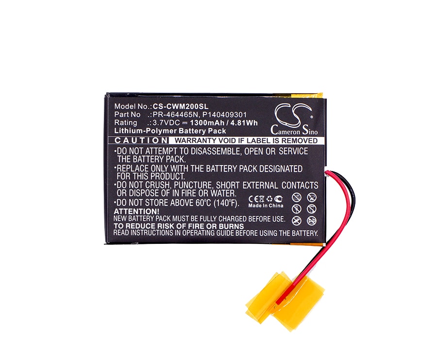 Batteri till Mediaspelare för Cowon M2, M2 16G, M2 32G