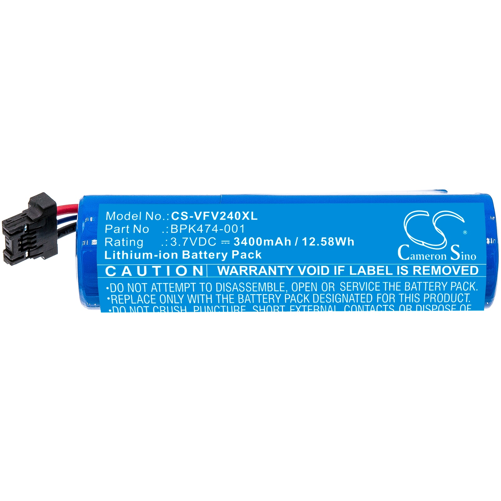Batteri till Betalningsterminal för Verifone V240m Plus, 3GBWC, V240m m.fl.