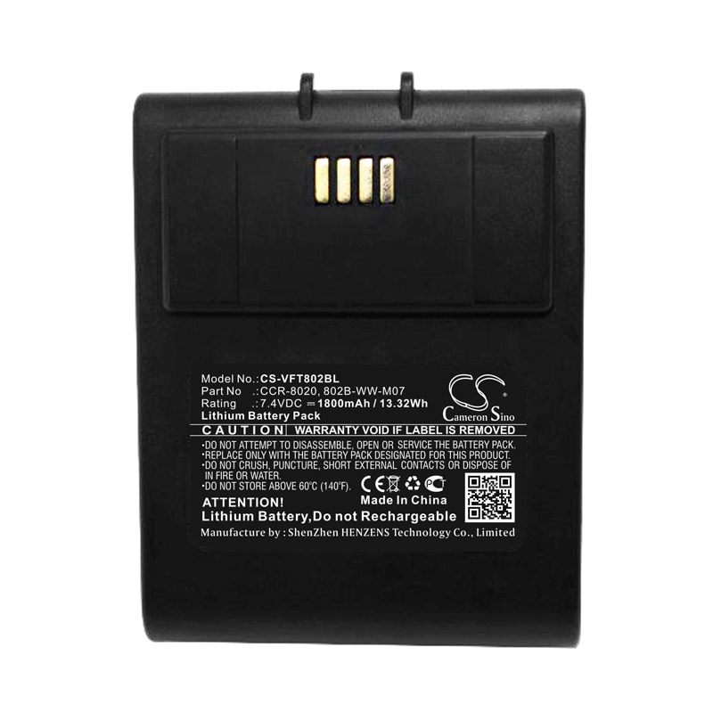 Batteri till Betalningsterminal för VeriFone Nurit 8020, 802B-WW-M05, Nurit 8020US20 m.fl.