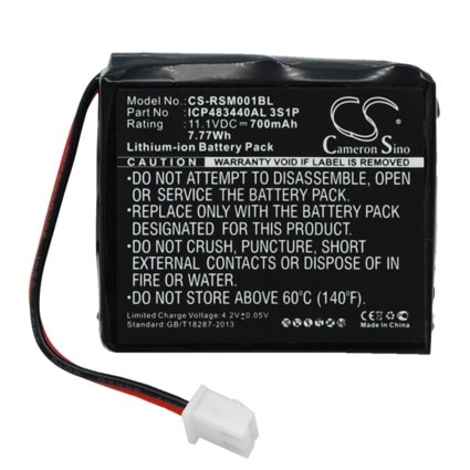 Batteri till Betalningsterminal för Ratiotec Soldi Smart, Soldi Smart Banknote Tester m.fl.