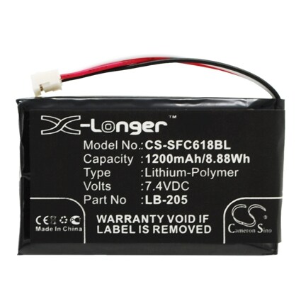 Batteri till Betalningsterminal för Safescan 6185, 6165 G3, 6175