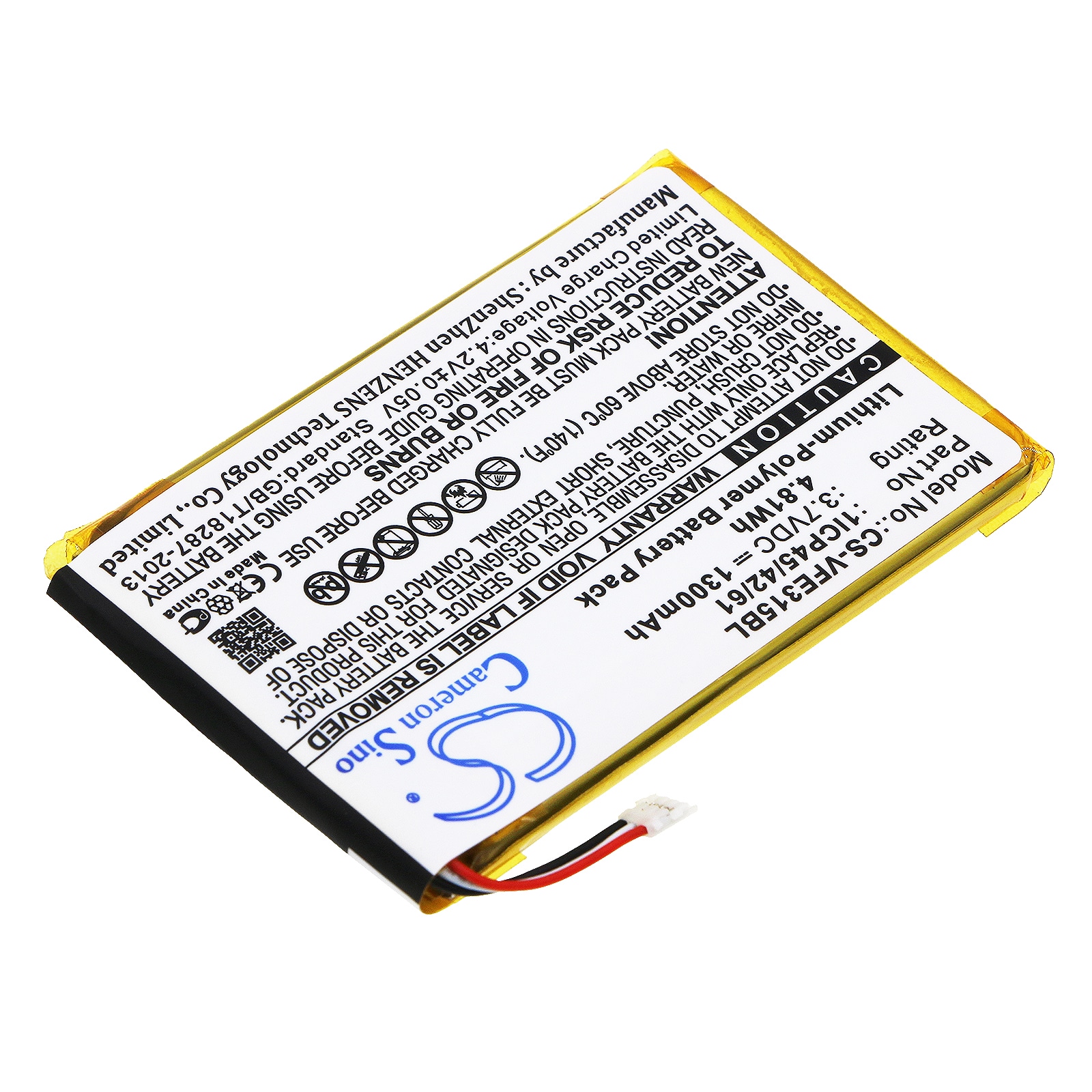 Batteri till Betalningsterminal för Verifone e315, e315M, e335 m.fl.