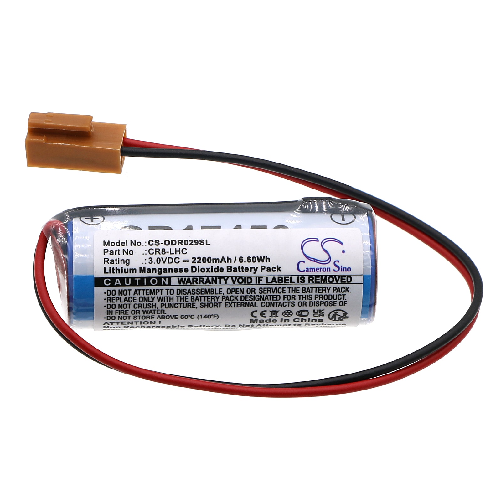 Batteri till PLC för Fanuc A04B-0236-H211, 180is-WB, A04B-0235-C211 m.fl.