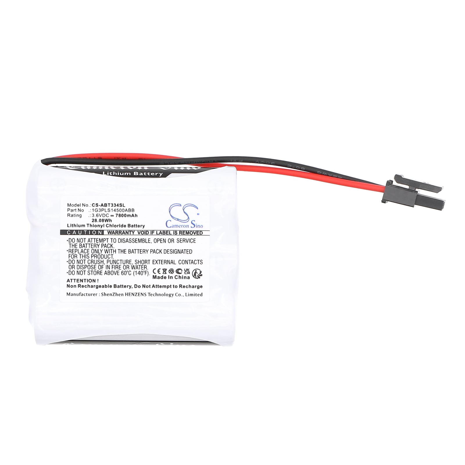 Batteri till PLC för ABB 1G3PLS14500ABB, 3HAC033492, 3HAC033492-001