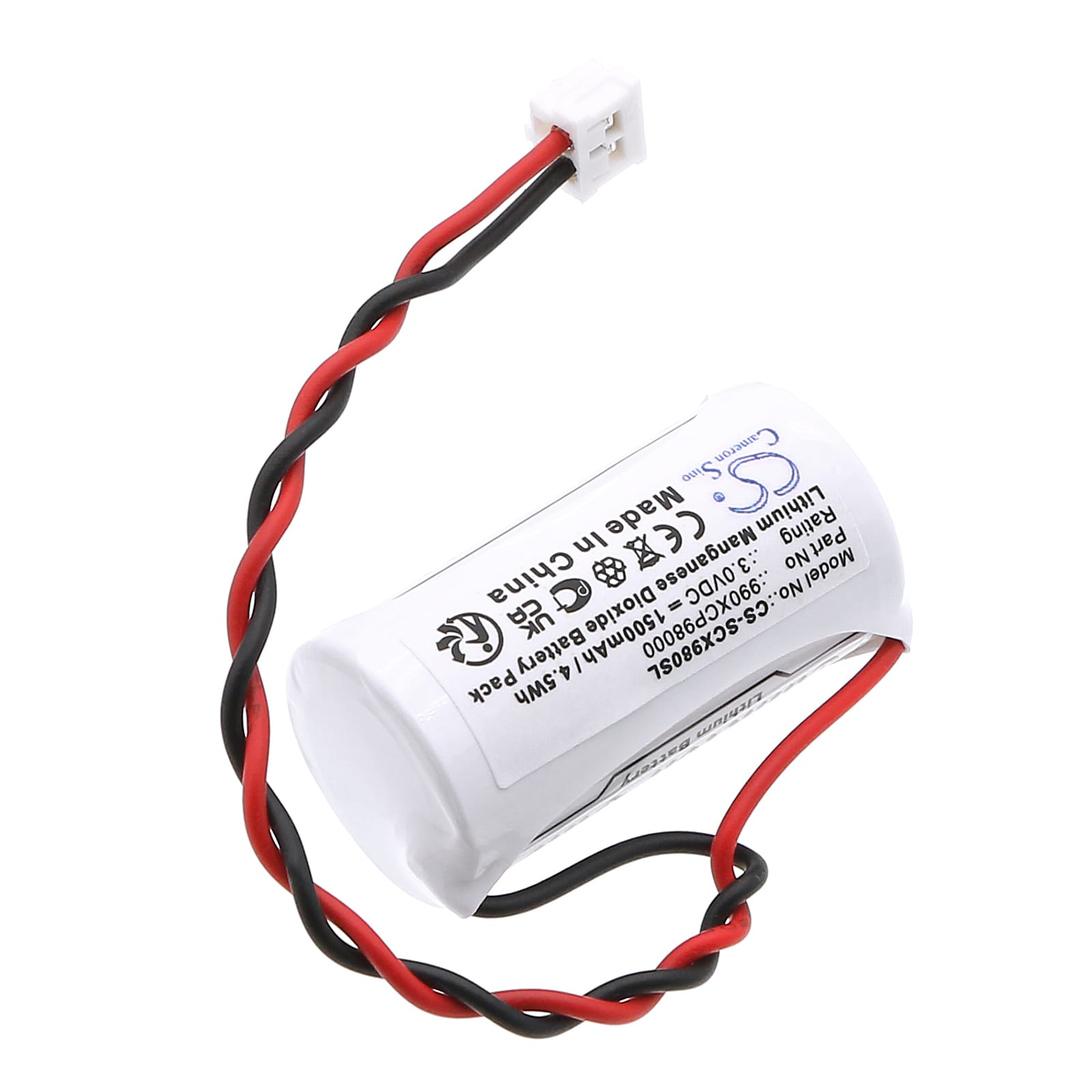 Batteri till PLC för Schneider Modicon Quantum CPU, Safety CPU m.fl.