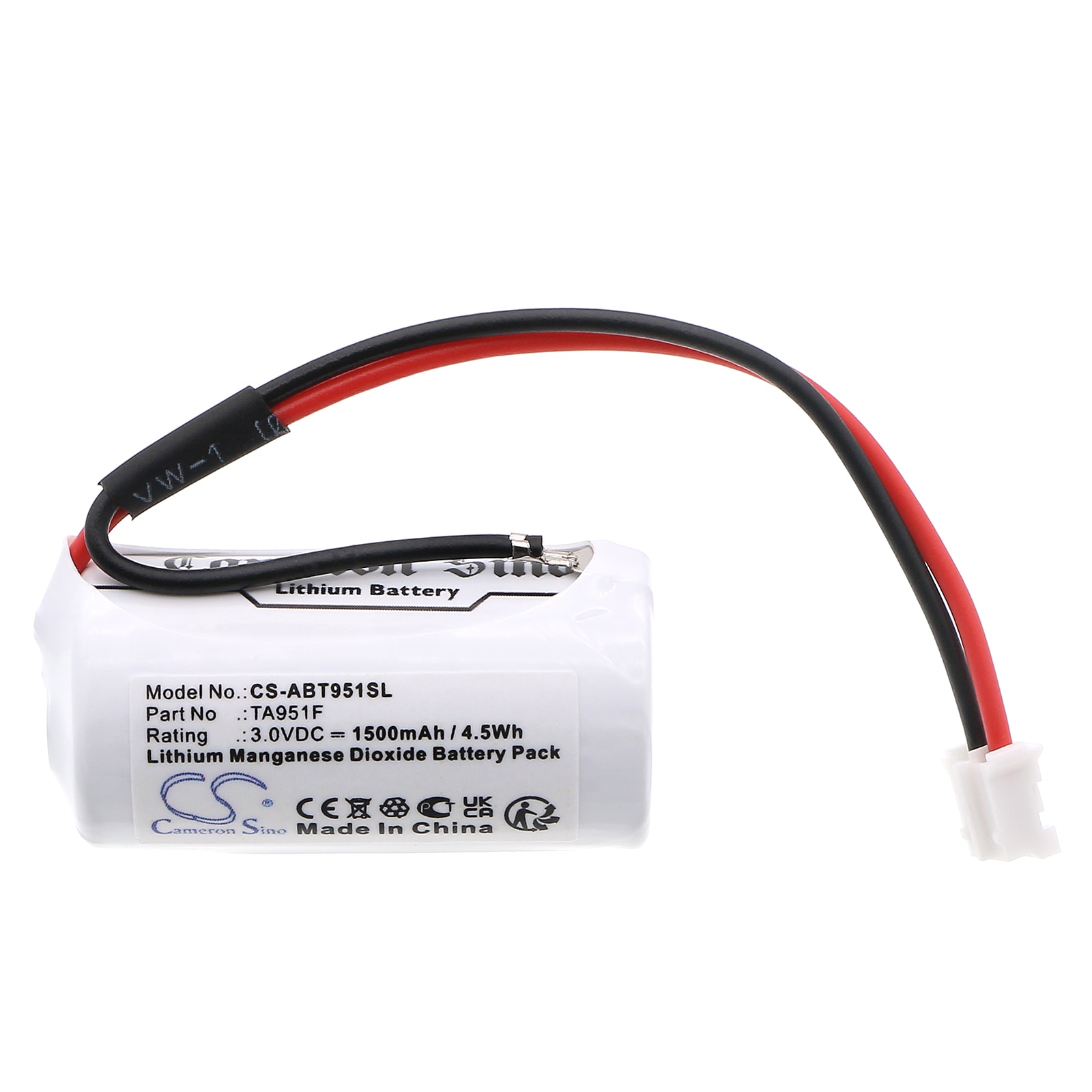 Batteri till PLC för ABB 3BDH001030R0001, TA951F