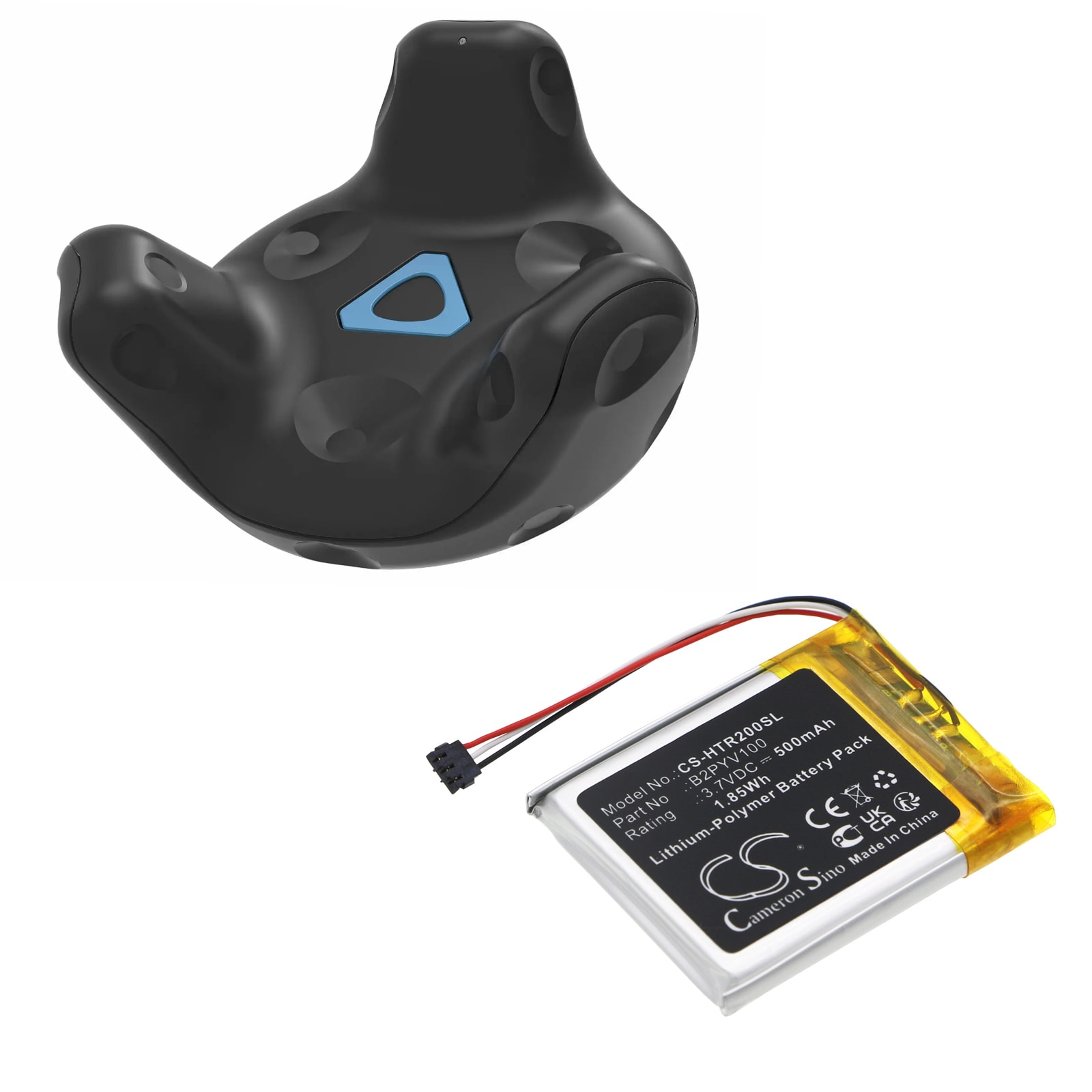 Batteri till VR för HTC Vive Tracker, Vive 2.0 tracker, Vive-VR-T