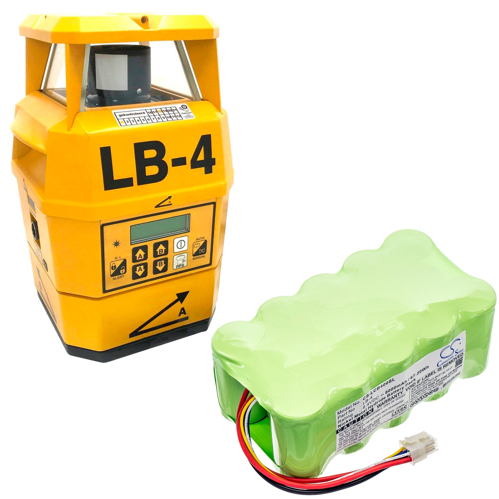 Batteri till Laser för Laser Alignment Laser Beacon LB-4