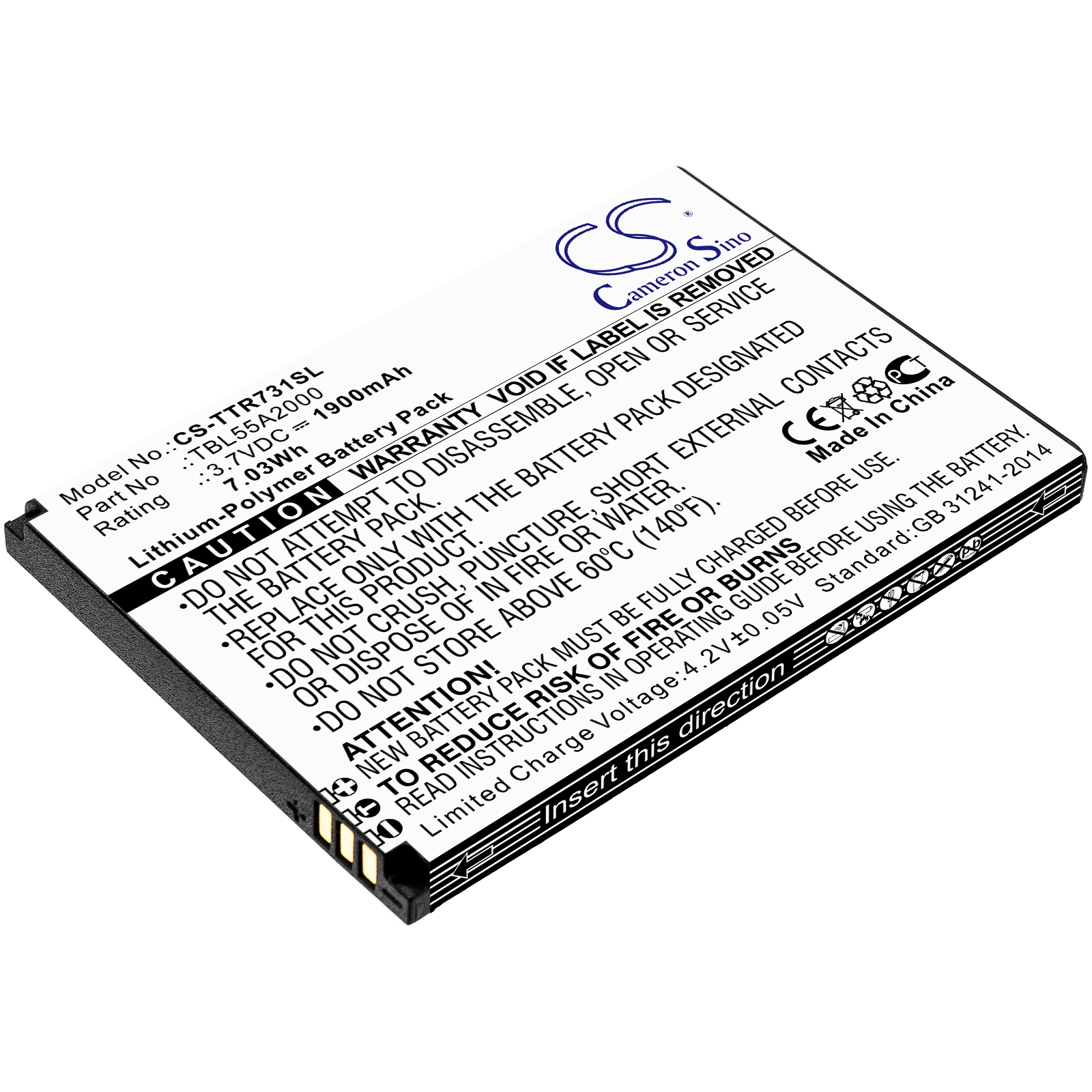Batteri till Hotspot för TP-Link M7310, M7350 ver 4.0, M7350 ver 3.20