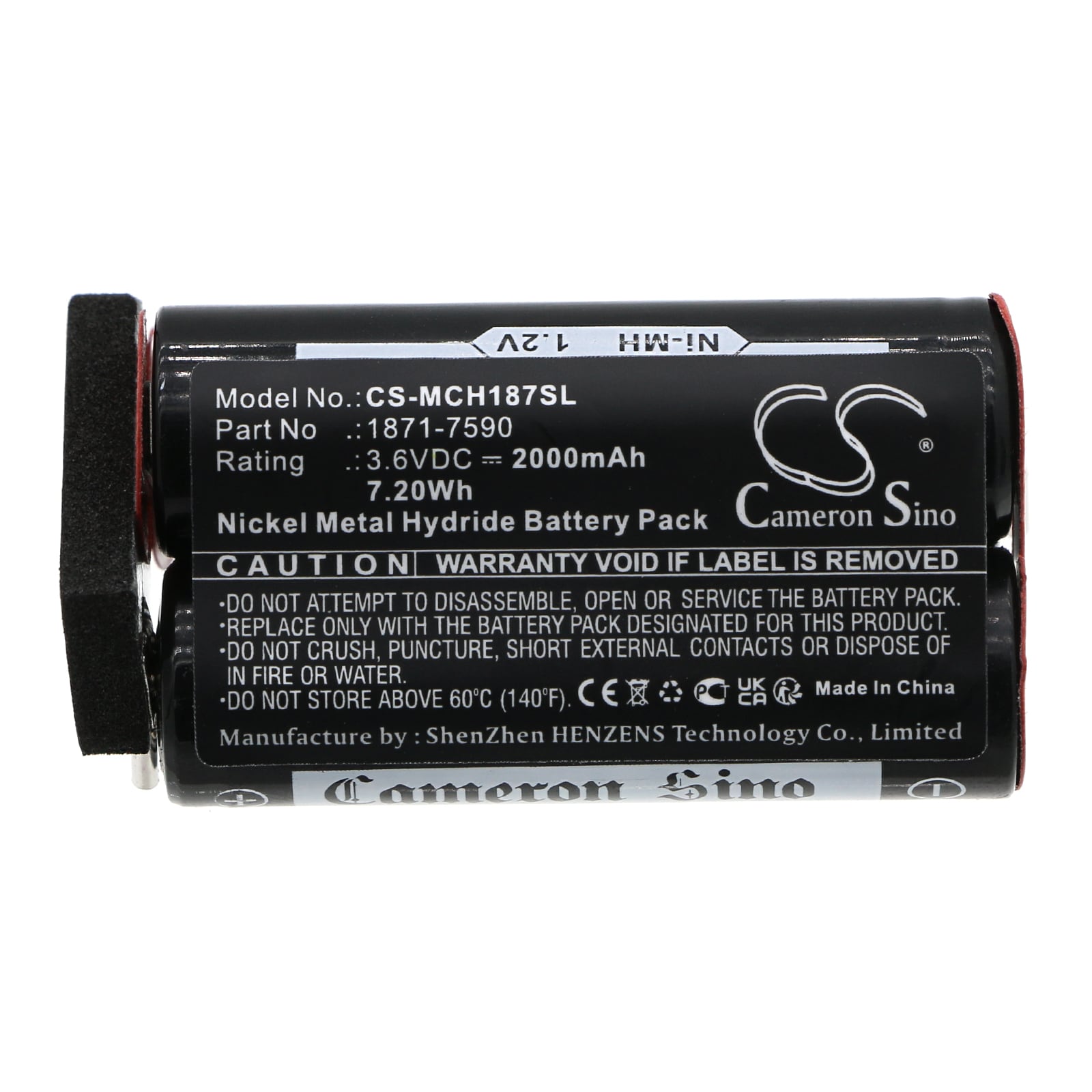 Batteri till Rakapparat för Moser ChromStyle 1871, Wella Academy ChromStyle m.fl.