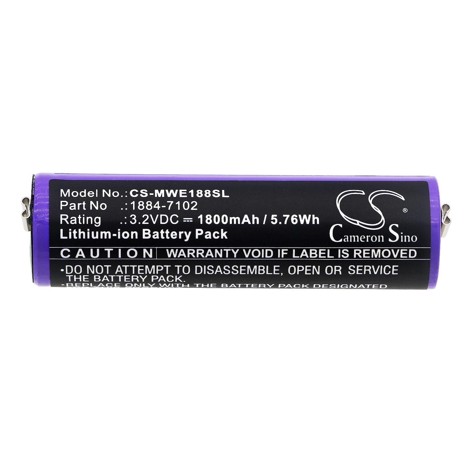 Batteri till Rakapparat för Moser Ermila 1884, Ermila 1885, 1884 Li+Pro m.fl.
