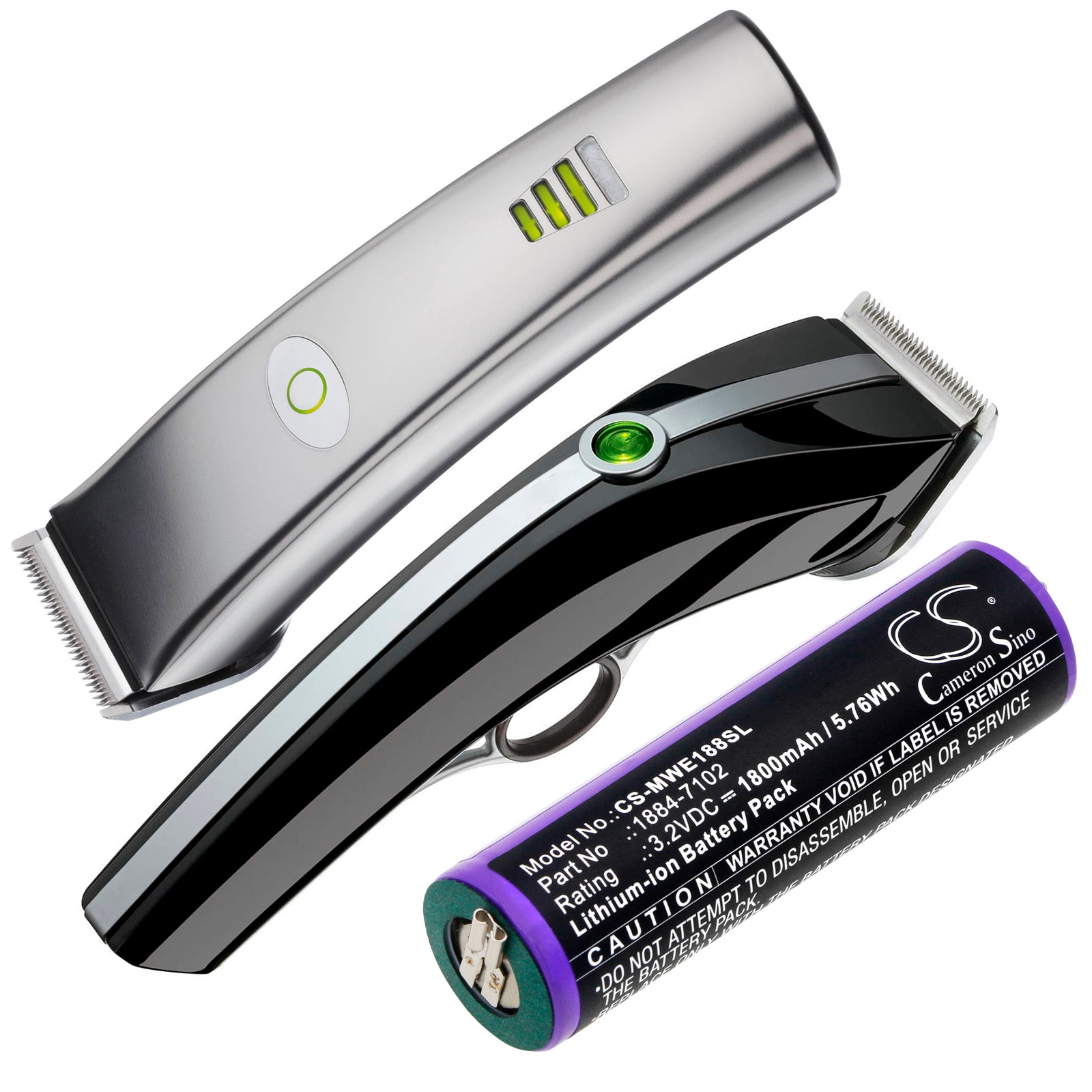 Batteri till Rakapparat för Moser Ermila 1884, Ermila 1885, 1884 Li+Pro m.fl.