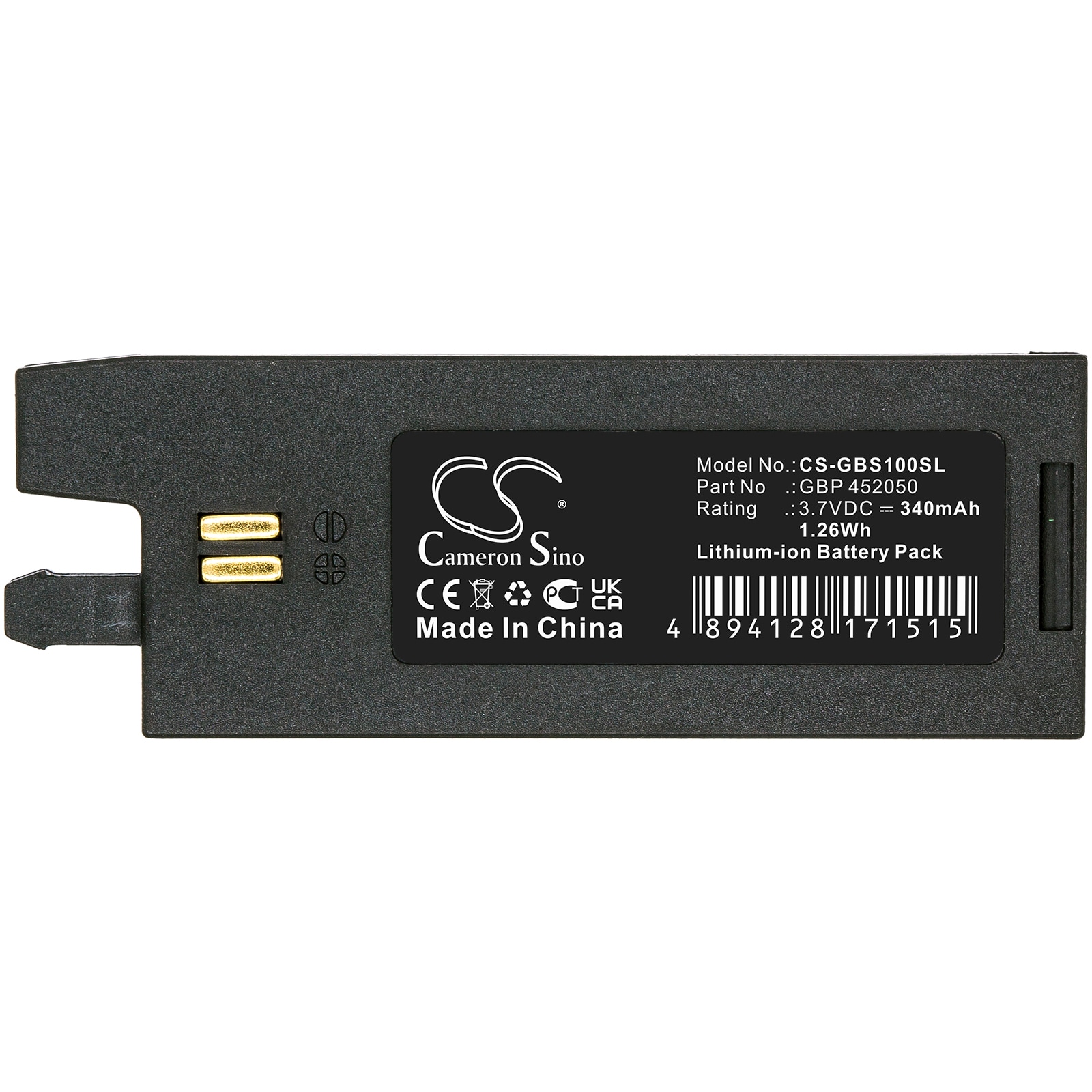 Batteri till Elektronisk tuner för Gibson G-FORCE Auto-Tuner, GForce m.fl.