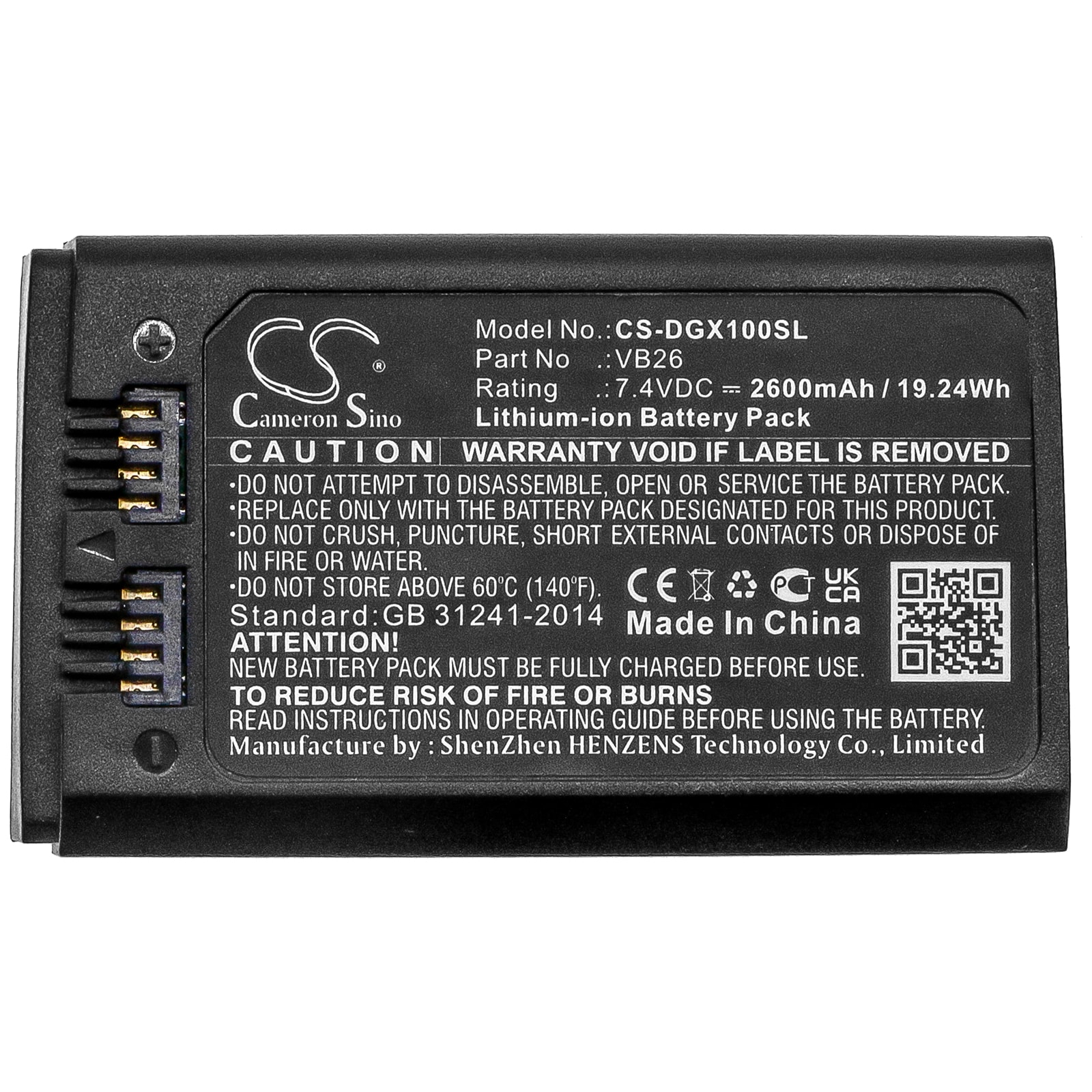 Batteri till Stroboskopisk belysning för GODOX V1