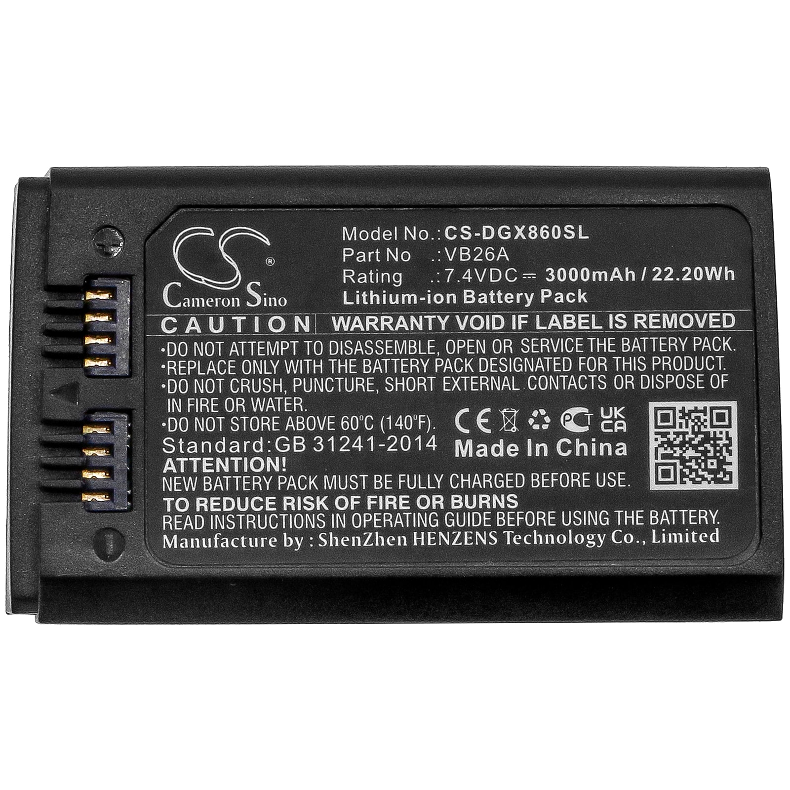 Batteri till Stroboskopisk belysning för GODOX V860III