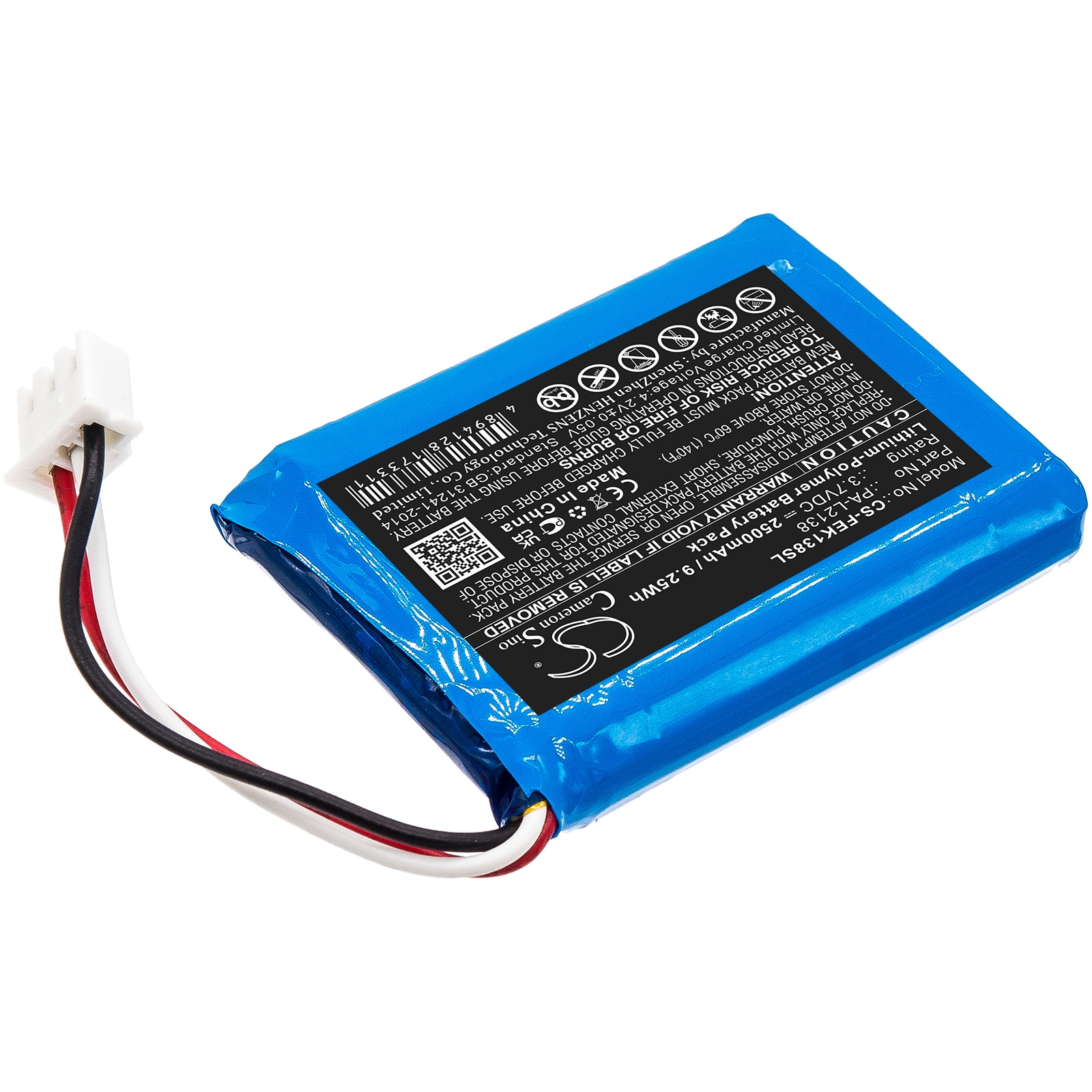 Batteri till Batteripaket för Fey Elektronik PA-L2138