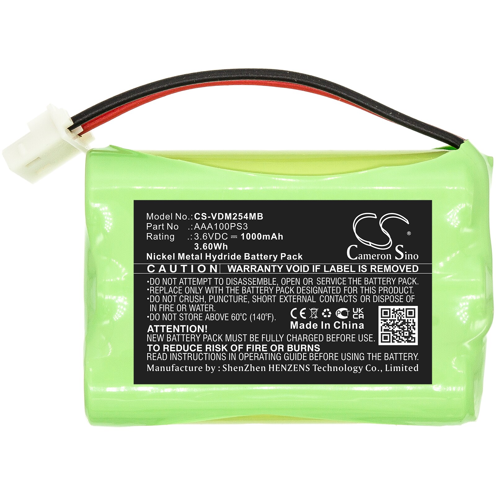 Batteri till BabyPhone för VTech VM311, VM311-13, VM311-2 m.fl.