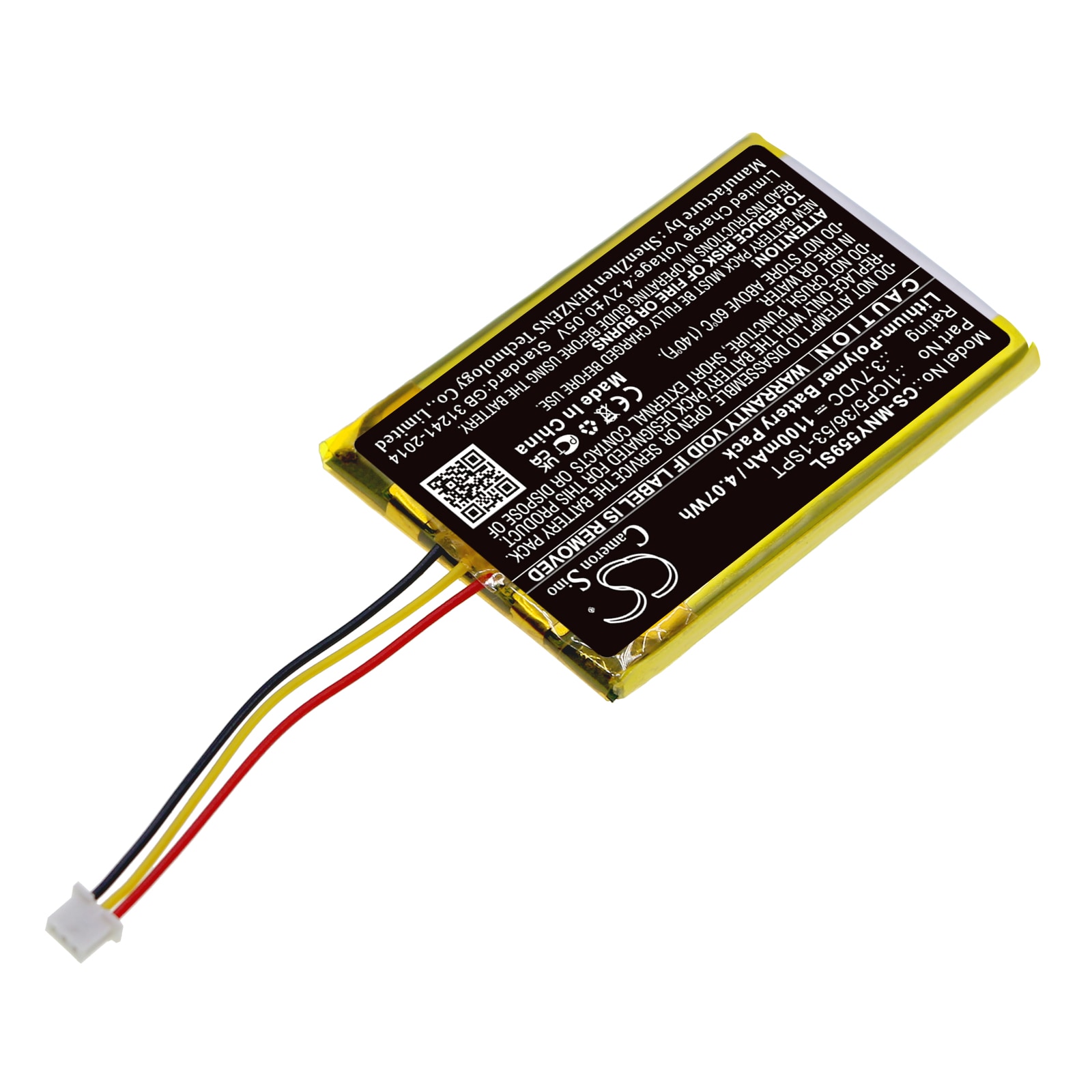 Batteri till BabyPhone för Moonybaby MB55931, MB55931-2T, Trust 30 m.fl.