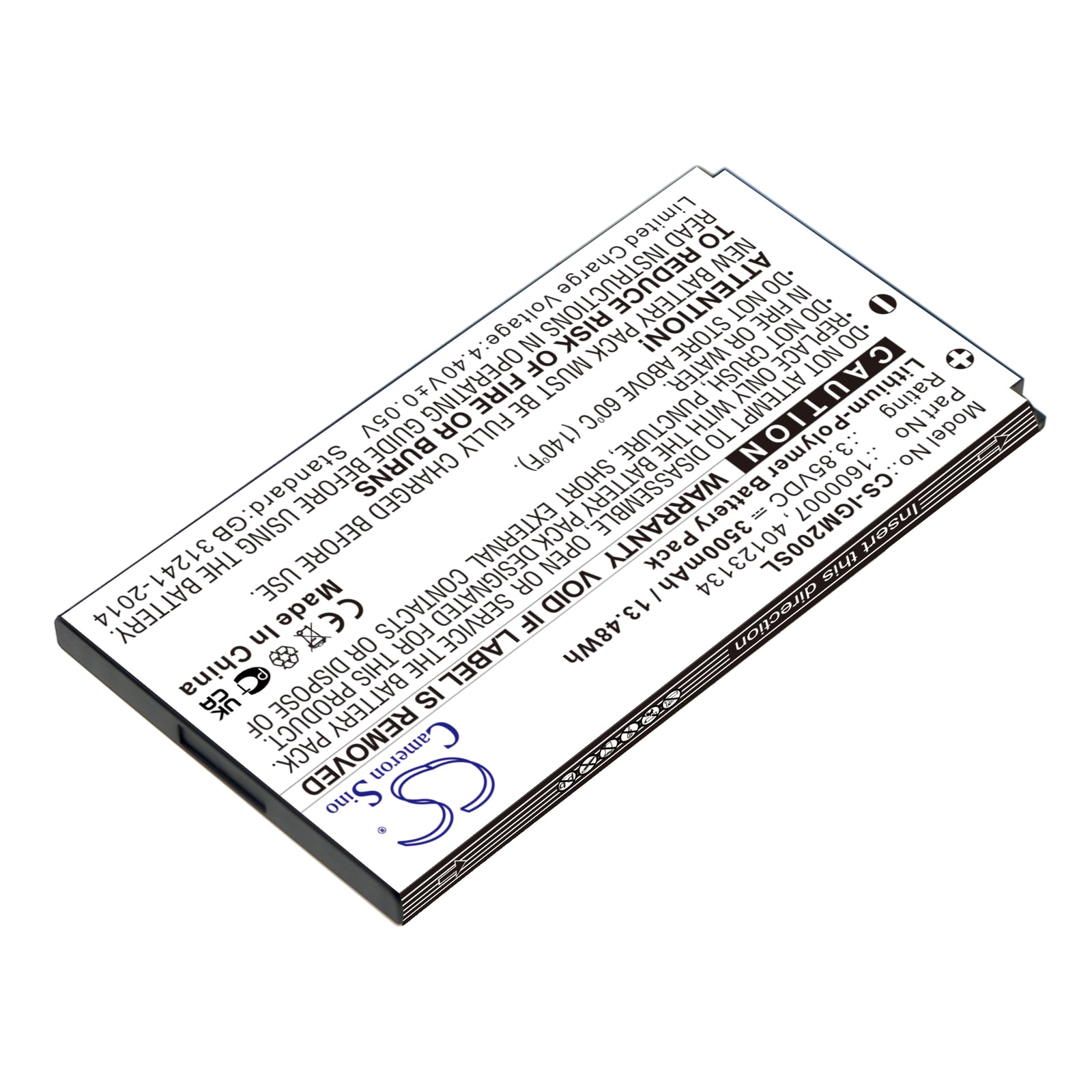 Batteri till Hotspot för Inseego M2000, M2100, 5G Mifi M2000 m.fl.