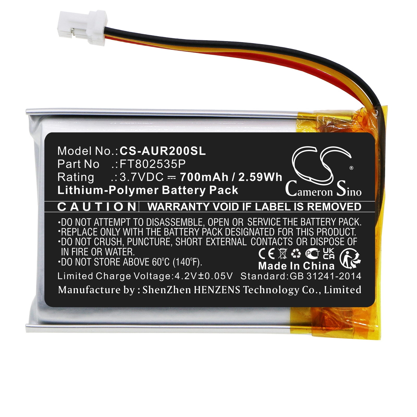 Batteri till Mus, Tangentbord för Asus ROG STRIX IMPACT II
