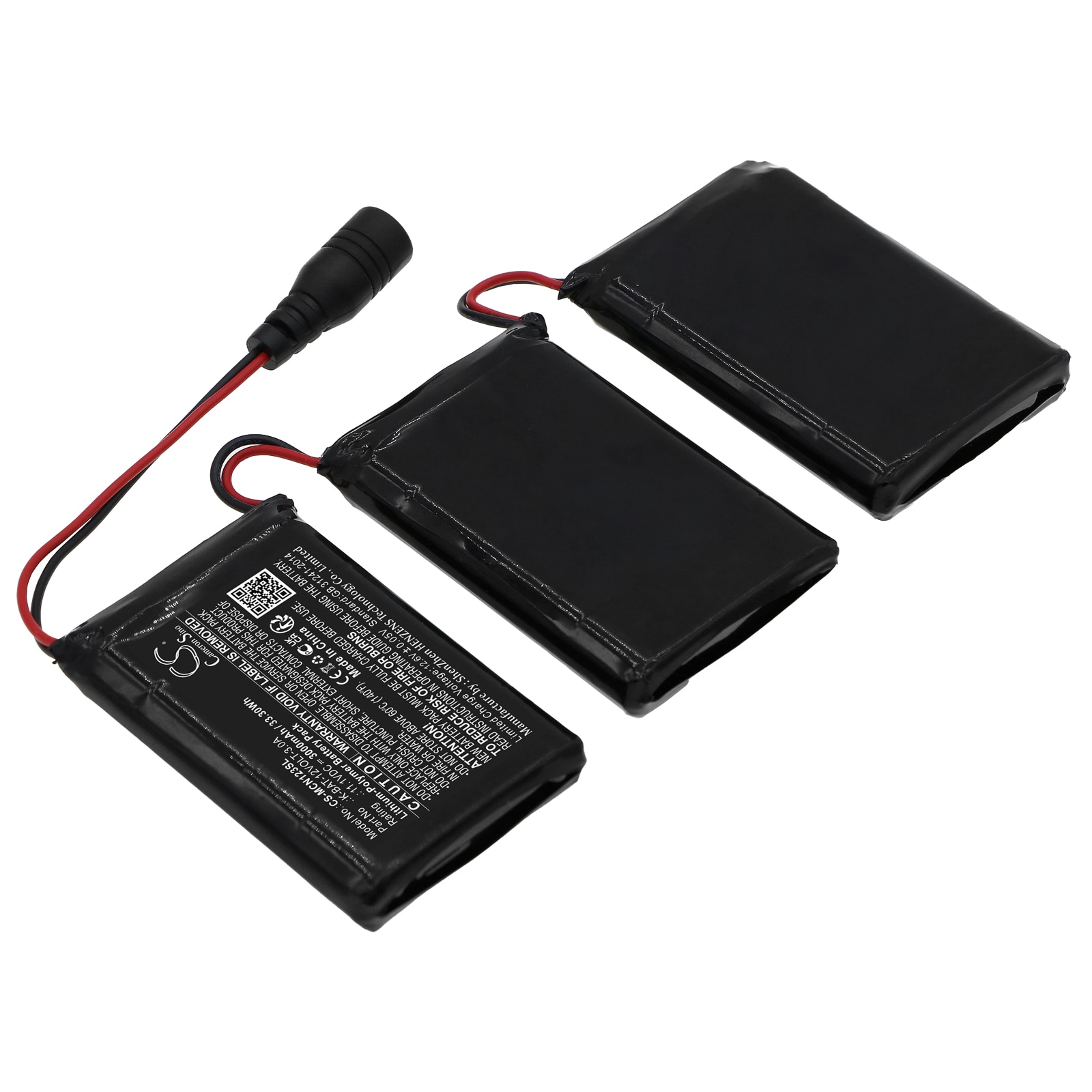 Batteri till Uppvärmda kläder för Macna gloves 12v 3a 3