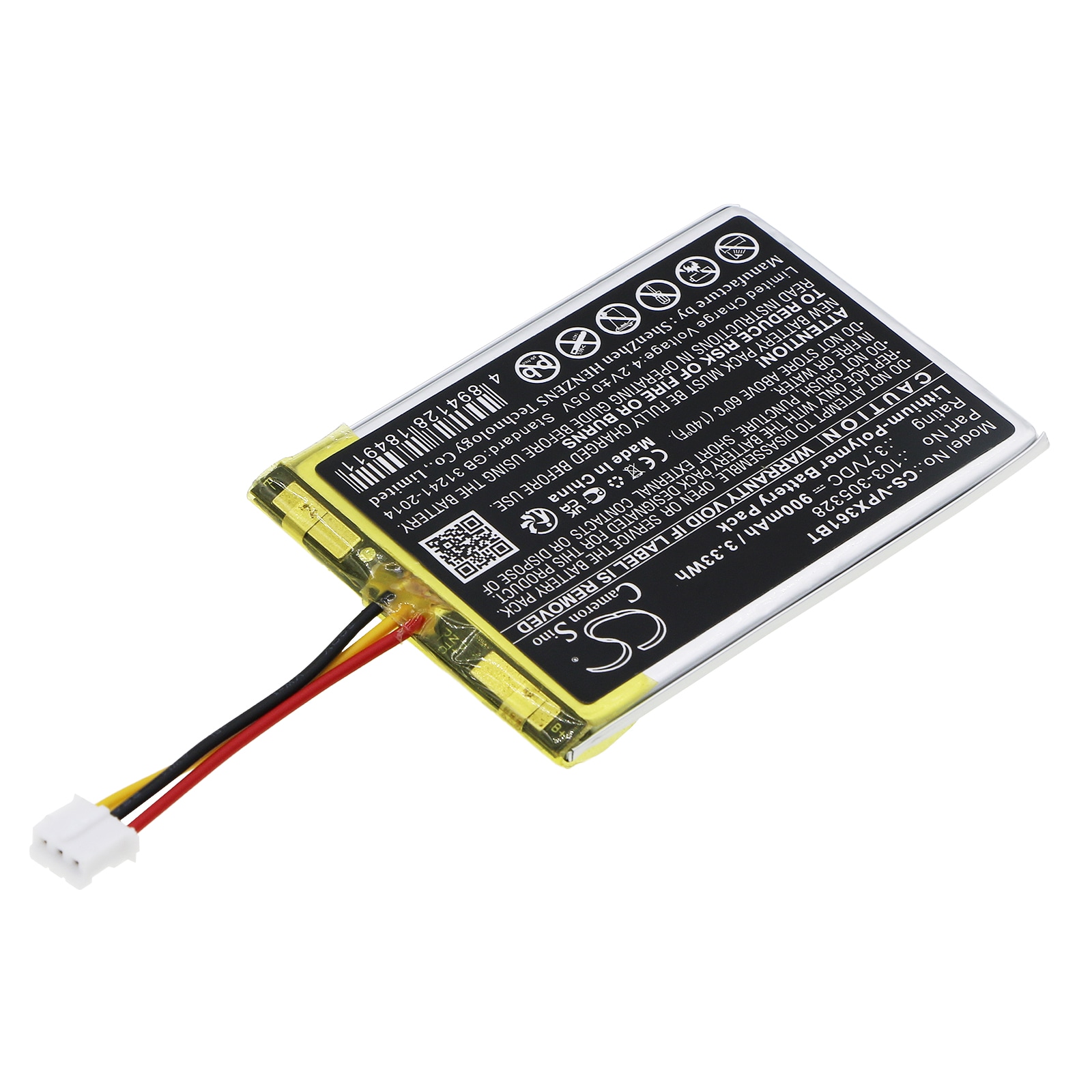 Batteri till Smarta hem för Visonic PowerMaster 360, PowerMaster 360-pg2