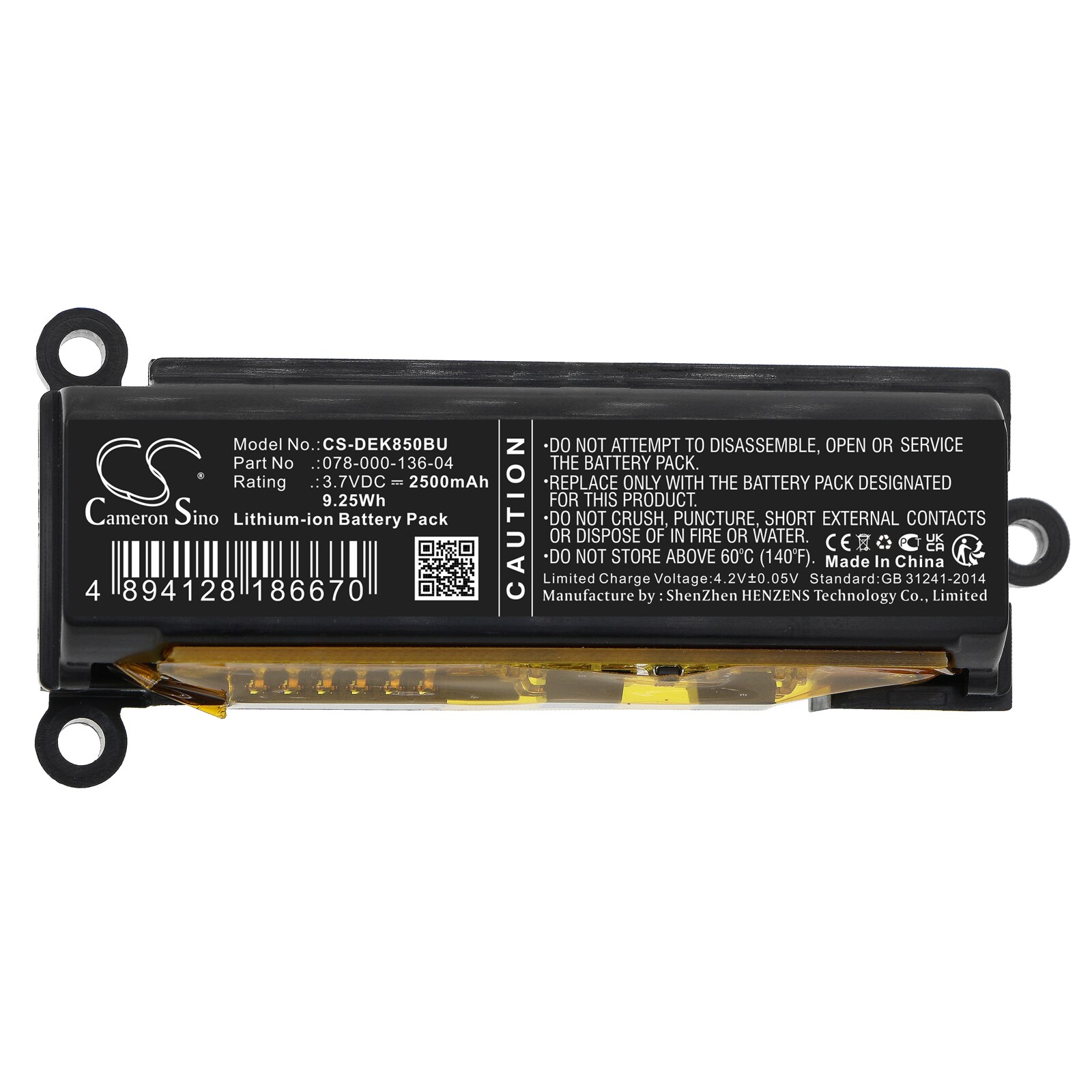 Batteri till RAID-kontroller för DELL Controller Card DGK85