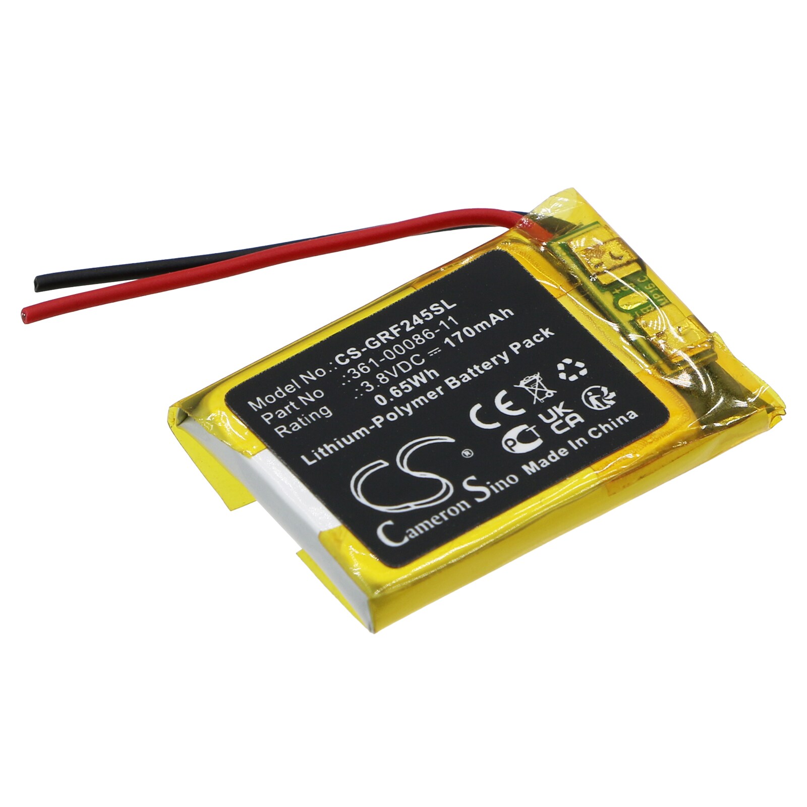 Batteri till Smart klocka för Garmin Forerunner 245, Forerunner 245 Music