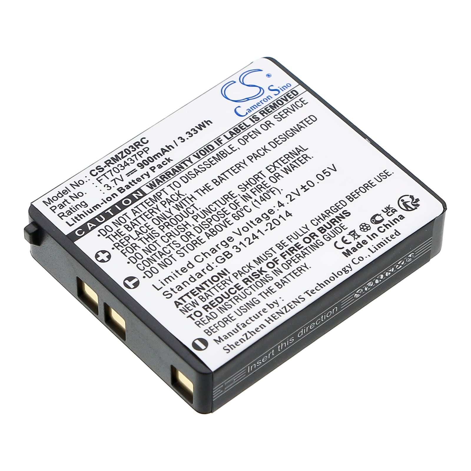 Batteri till Mus, Tangentbord för Razer RC03-001201, Mamba RC03