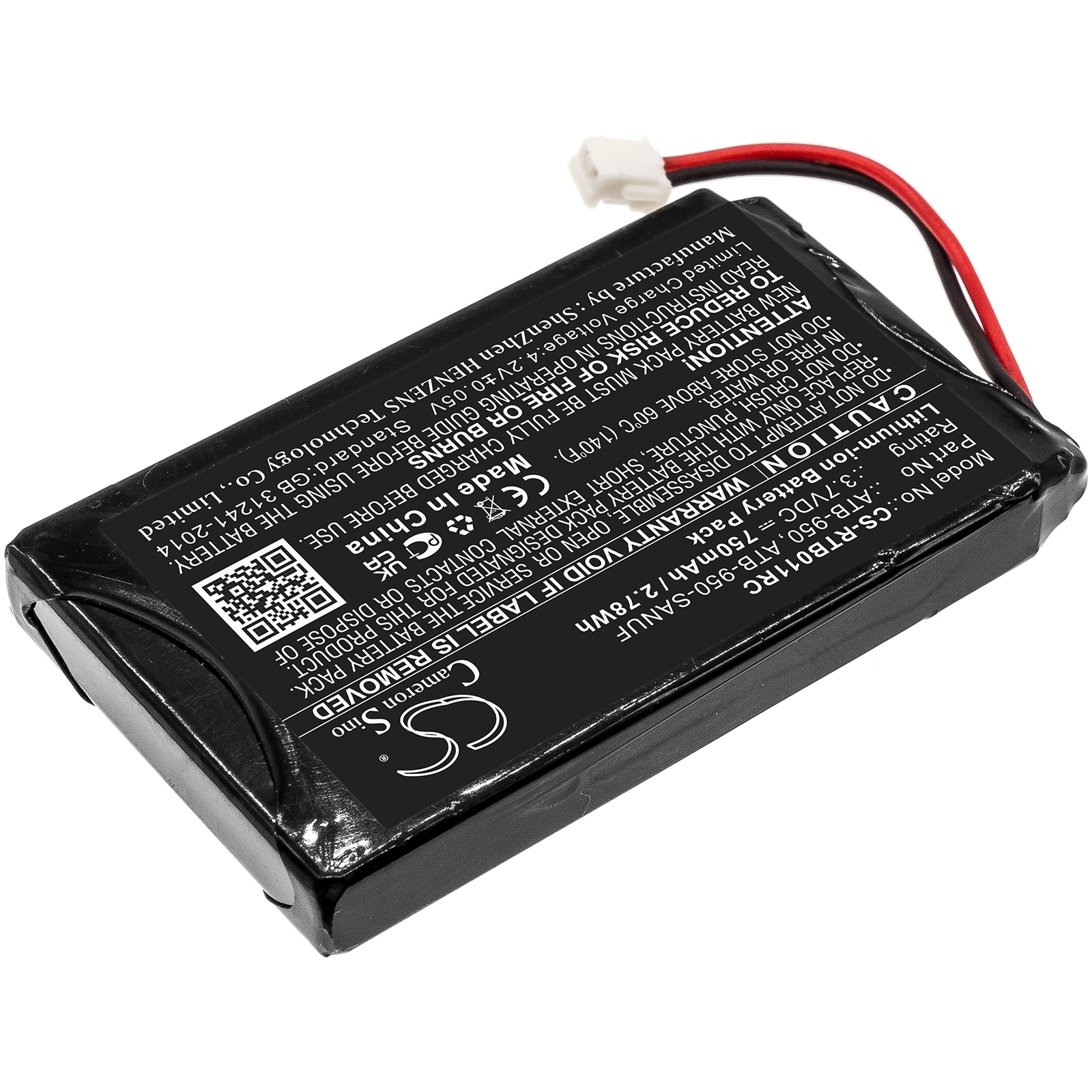 Batteri till Fjärrkontroll för RTI T1, T1B, T2 m.fl.